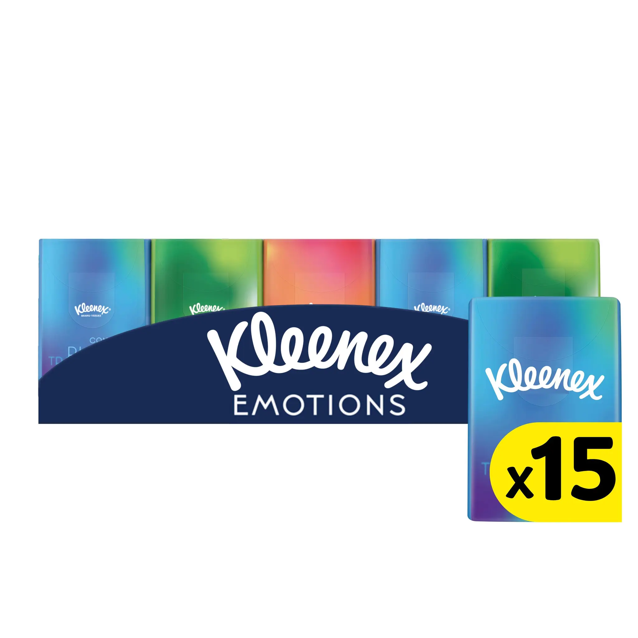 KLEENEX Paquets de mouchoirs collection 3 épaisseurs