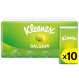 KLEENEX Paquets de mouchoirs balsam 4 épaisseurs