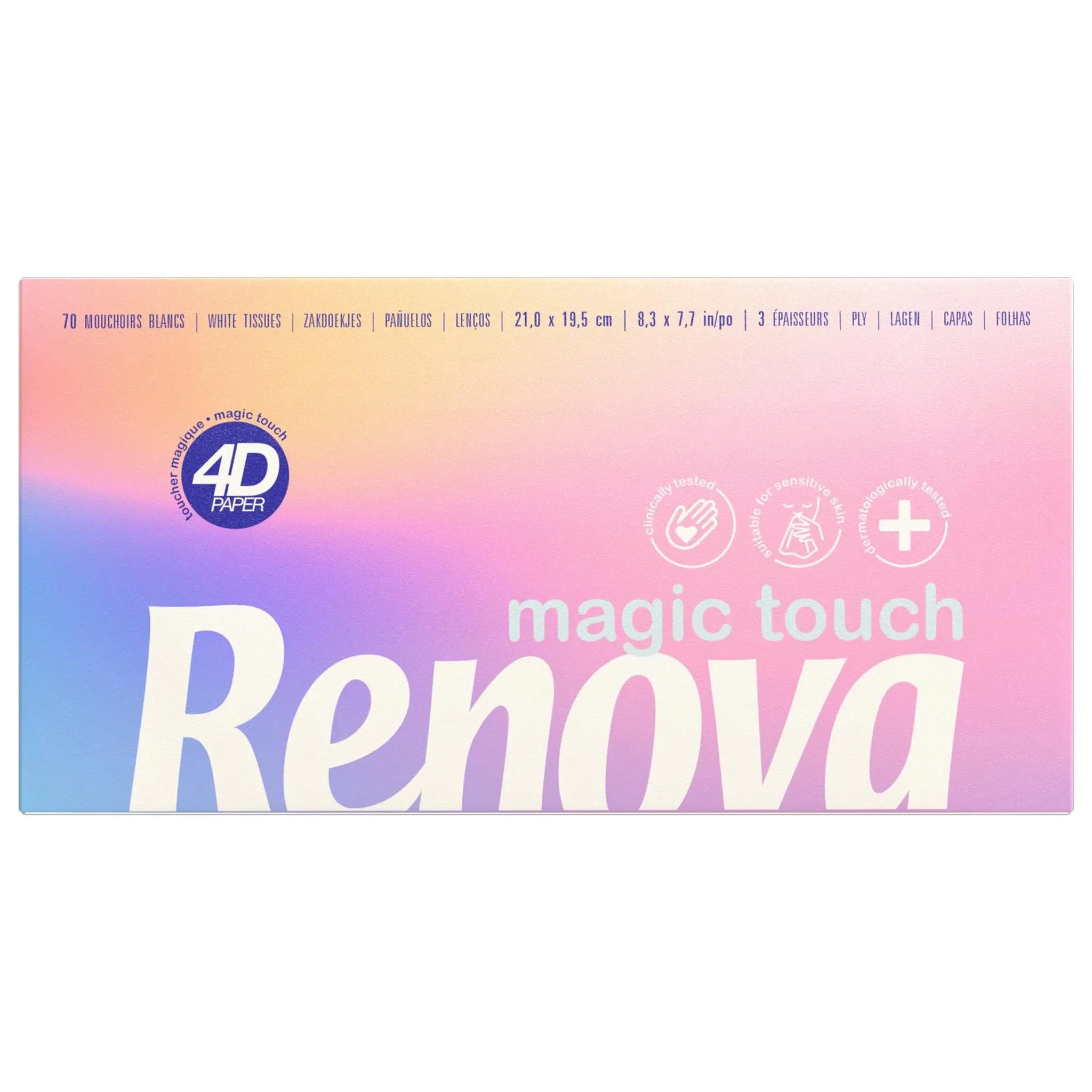 RENOVA Boite mouchoirs 3 plis