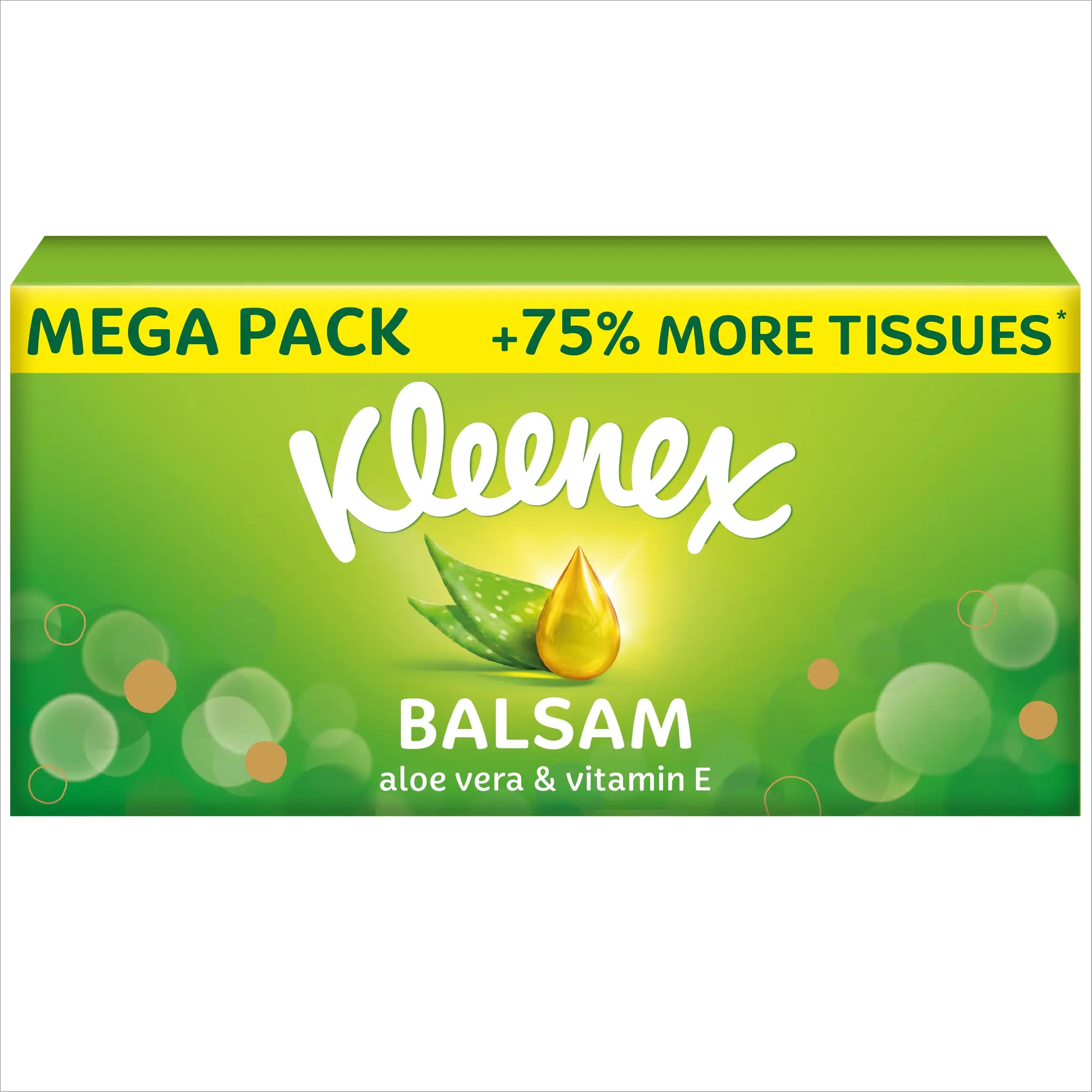 KLEENEX Boîte de mouchoirs balsam 3 épaisseurs