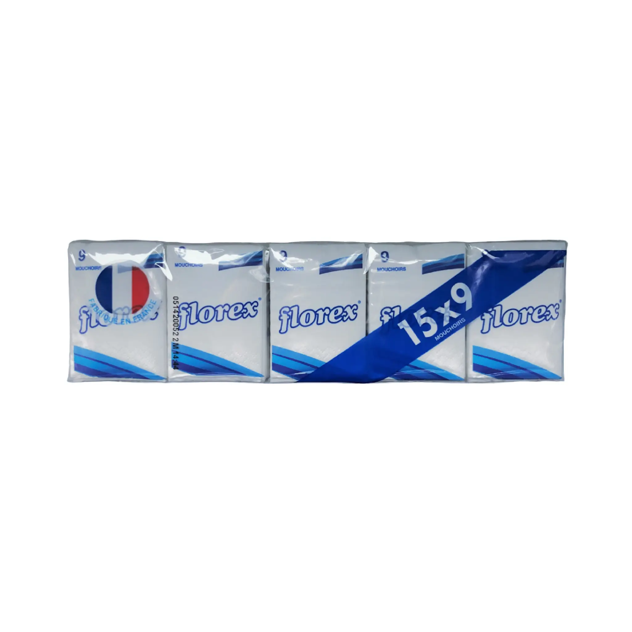 FLOREX Paquets de mouchoirs 3 épaisseurs