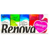 RENOVA Paquets de mouchoirs 4 épaisseurs festive