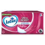 LOTUS Boîte de mouchoirs blancs 4 épaisseurs