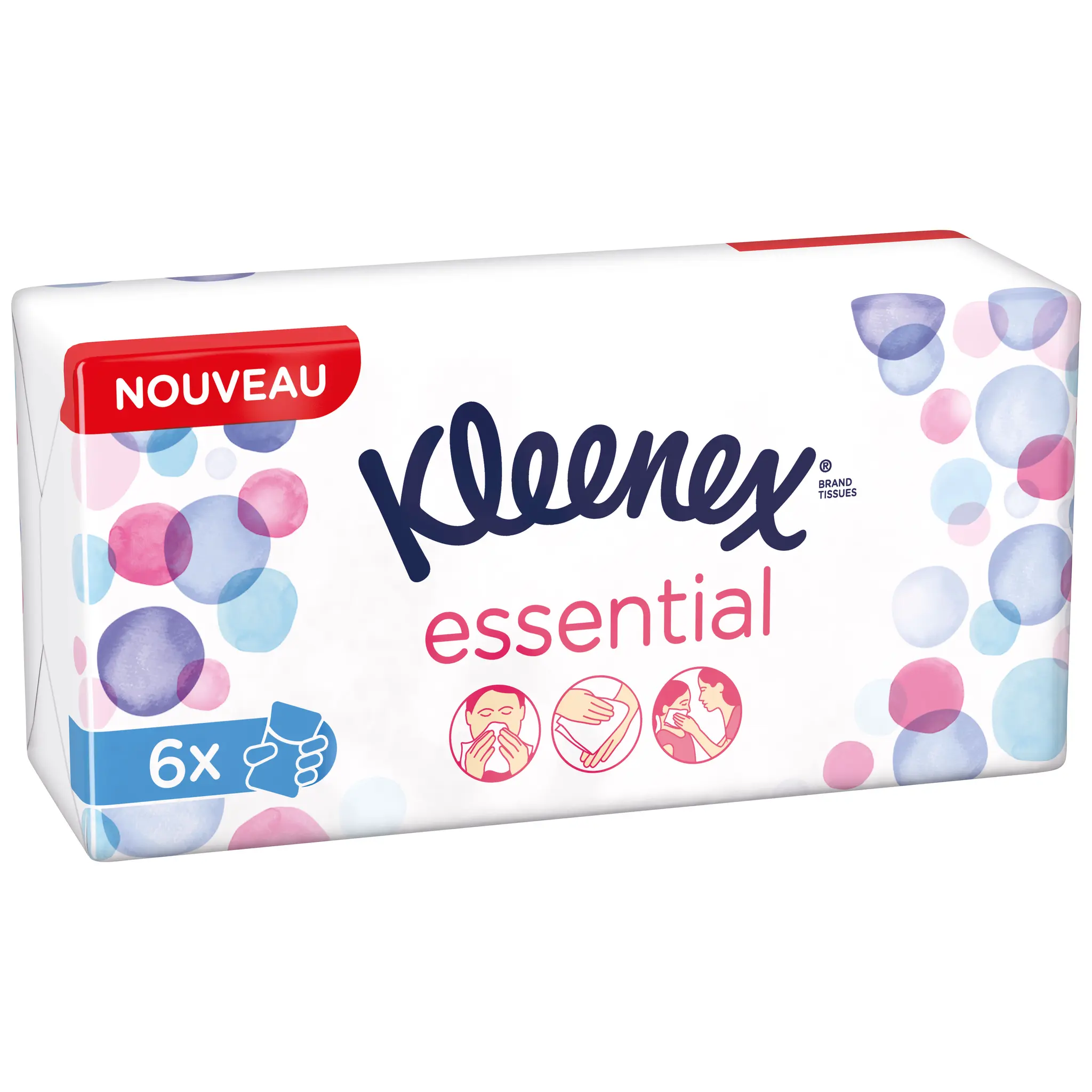 KLEENEX Paquets de mouchoirs 2 épaisseurs