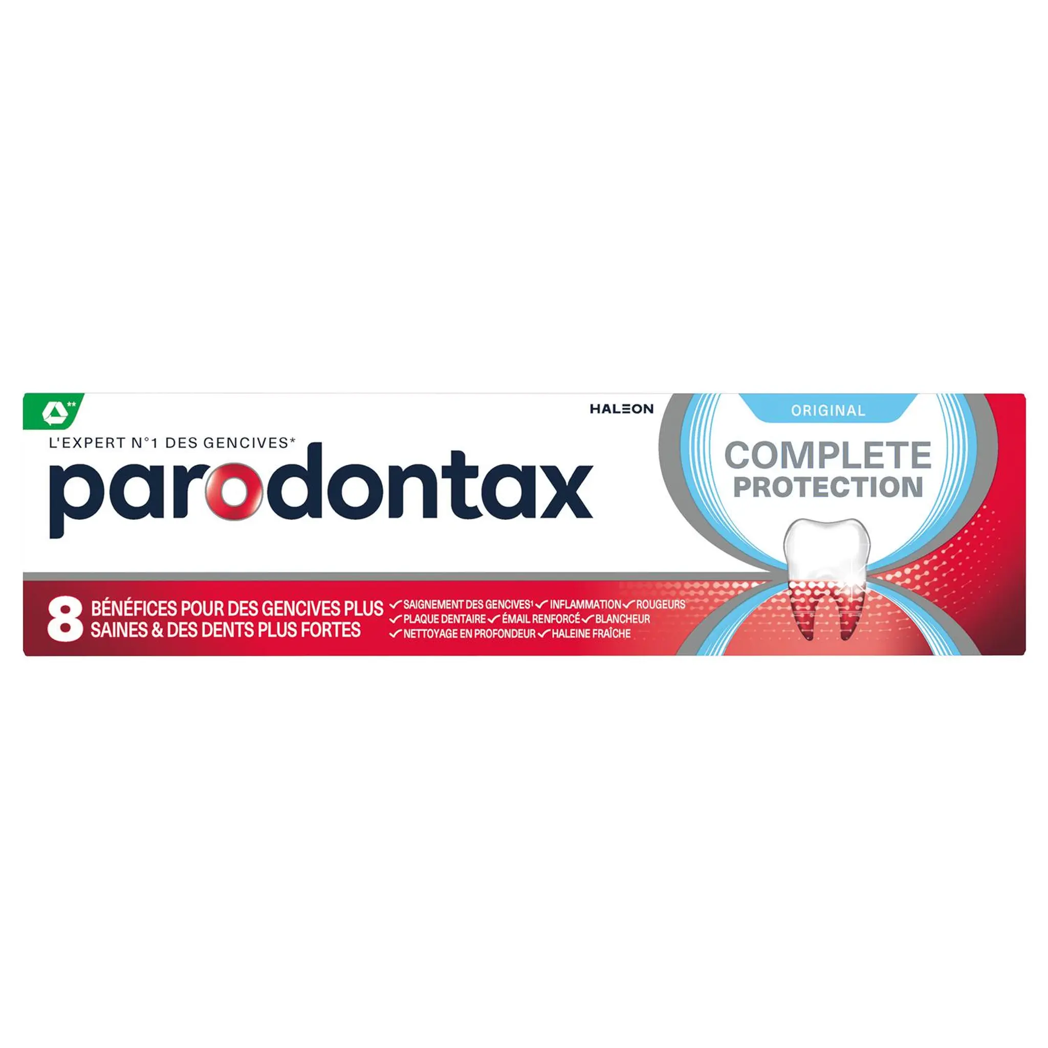 PARODONTAX Dentifrice protection complète originale menthe extra frais