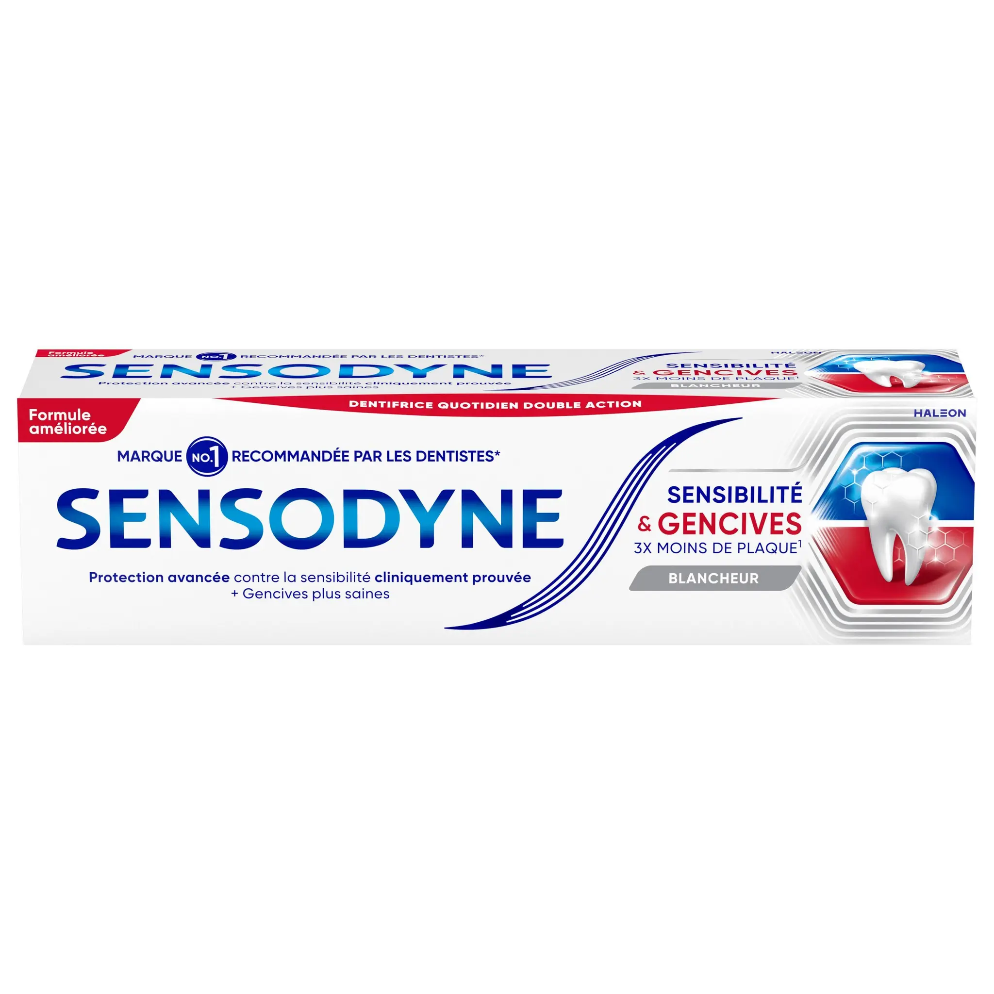 SENSODYNE Dentifrice sensibilité et gencives sensibles blancheur