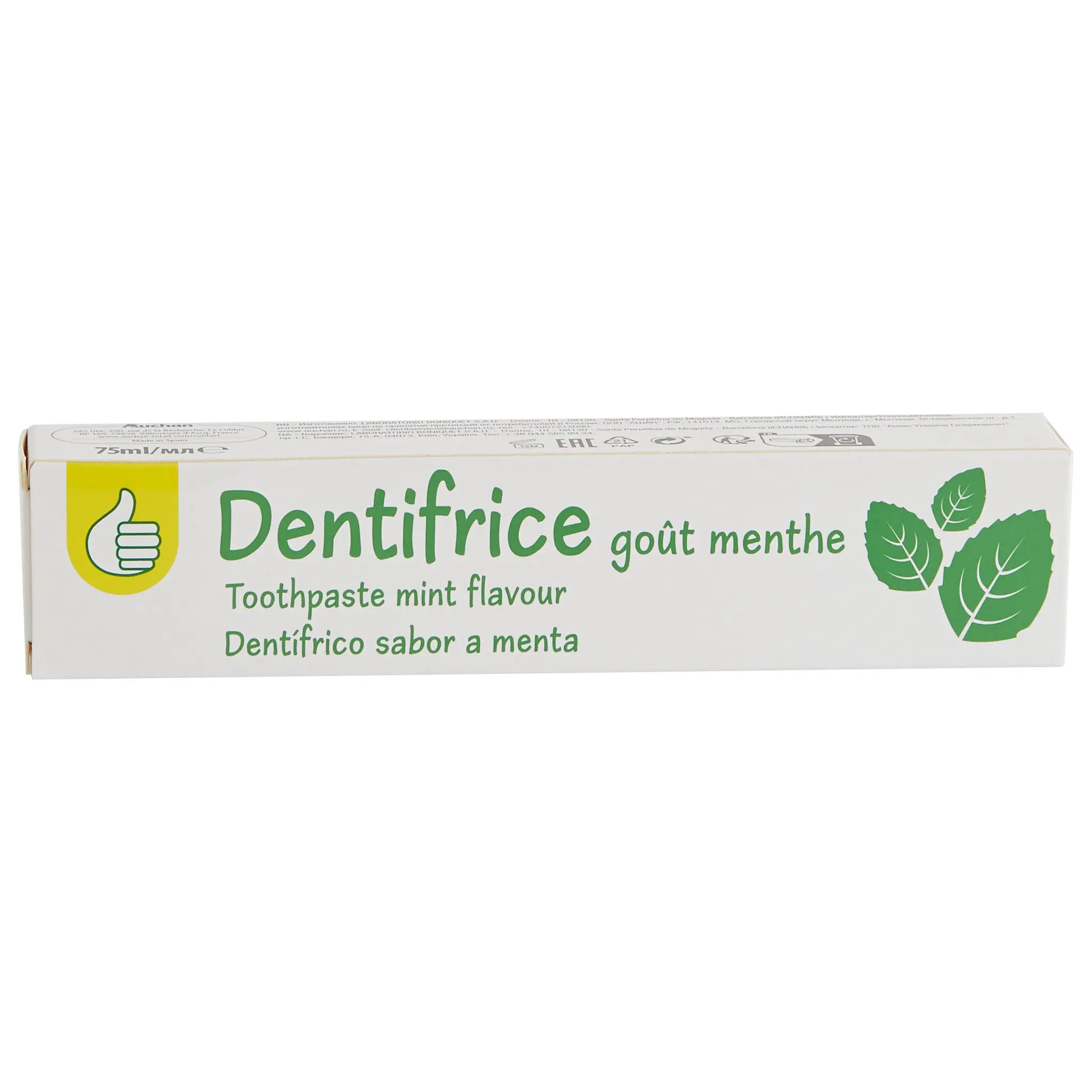 POUCE Dentifrice goût menthe