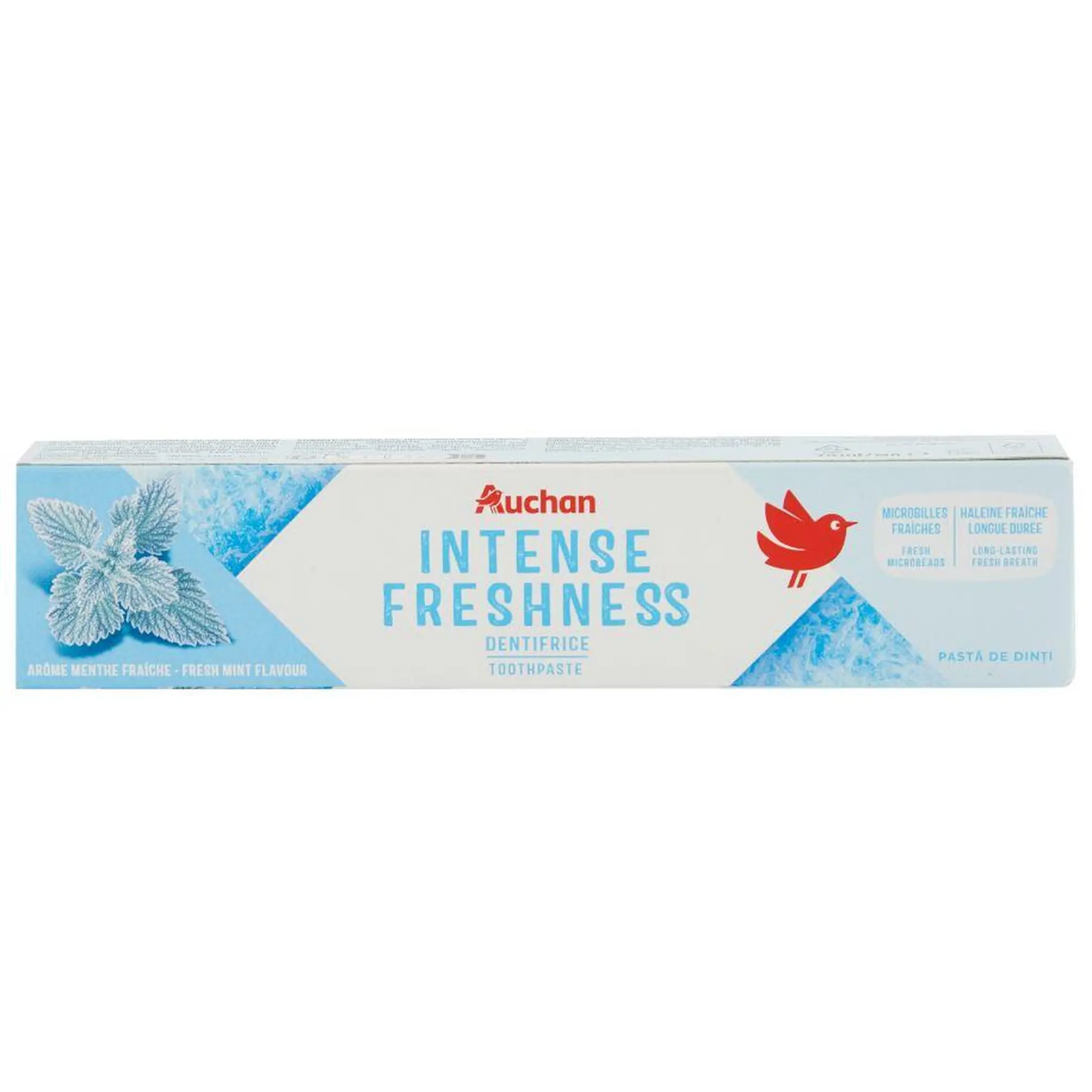 AUCHAN Dentifrice fraîcheur intense