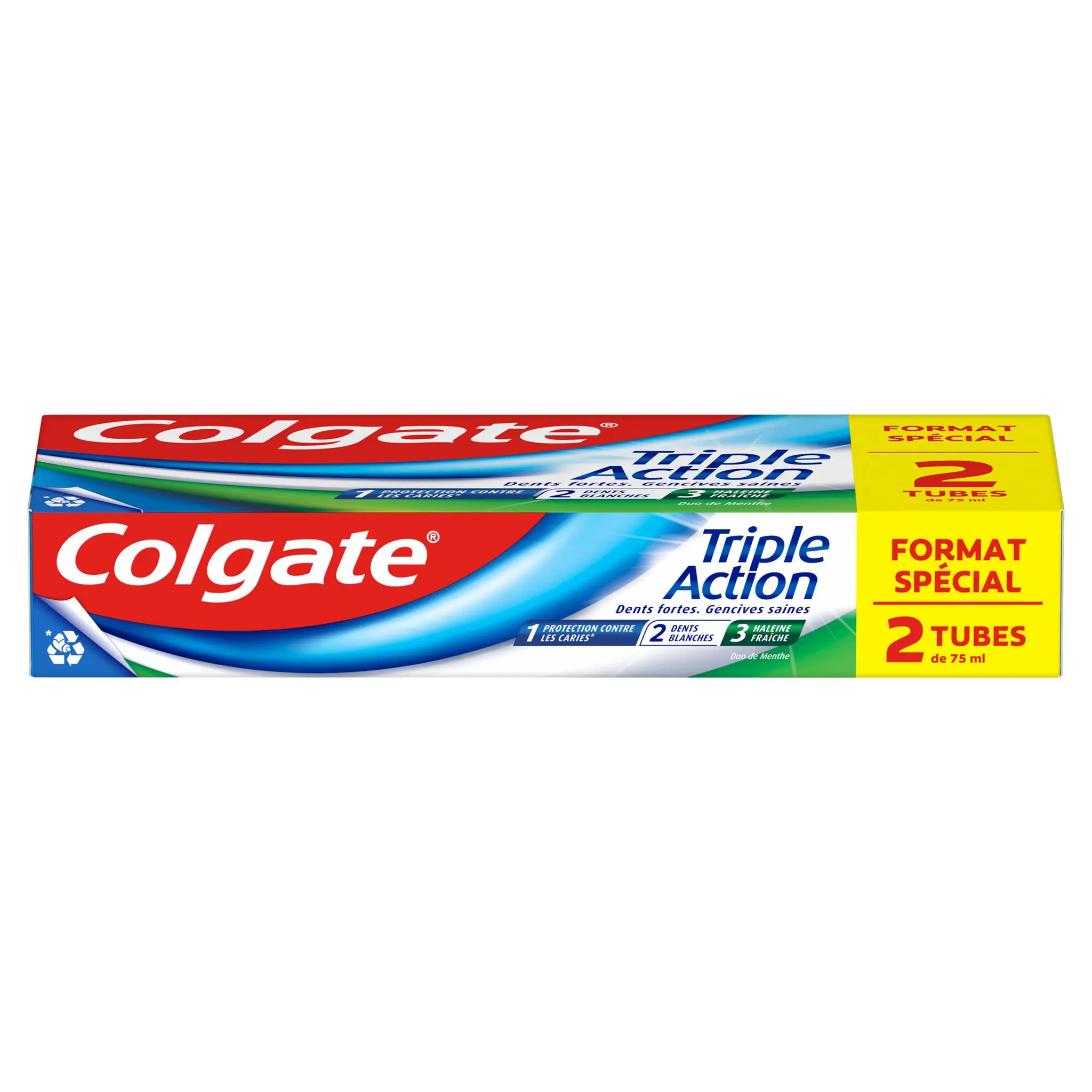 COLGATE Dentifrice triple action