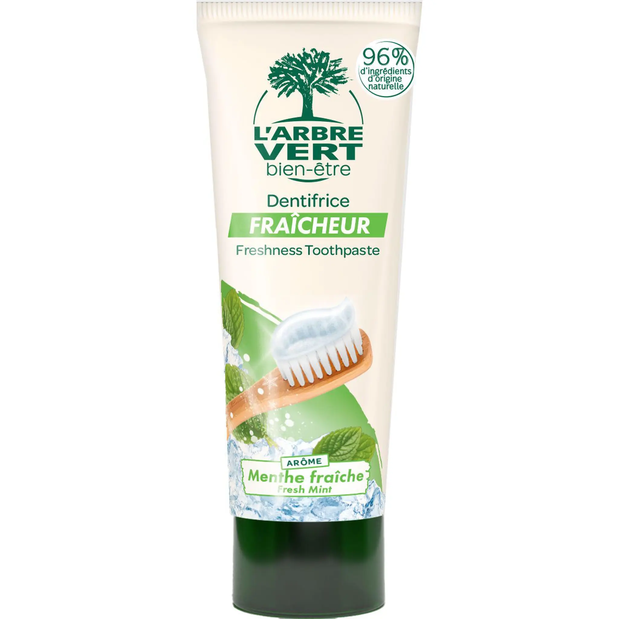 L'ARBRE VERT Dentifrice fraîcheur aux extraits de menthe
