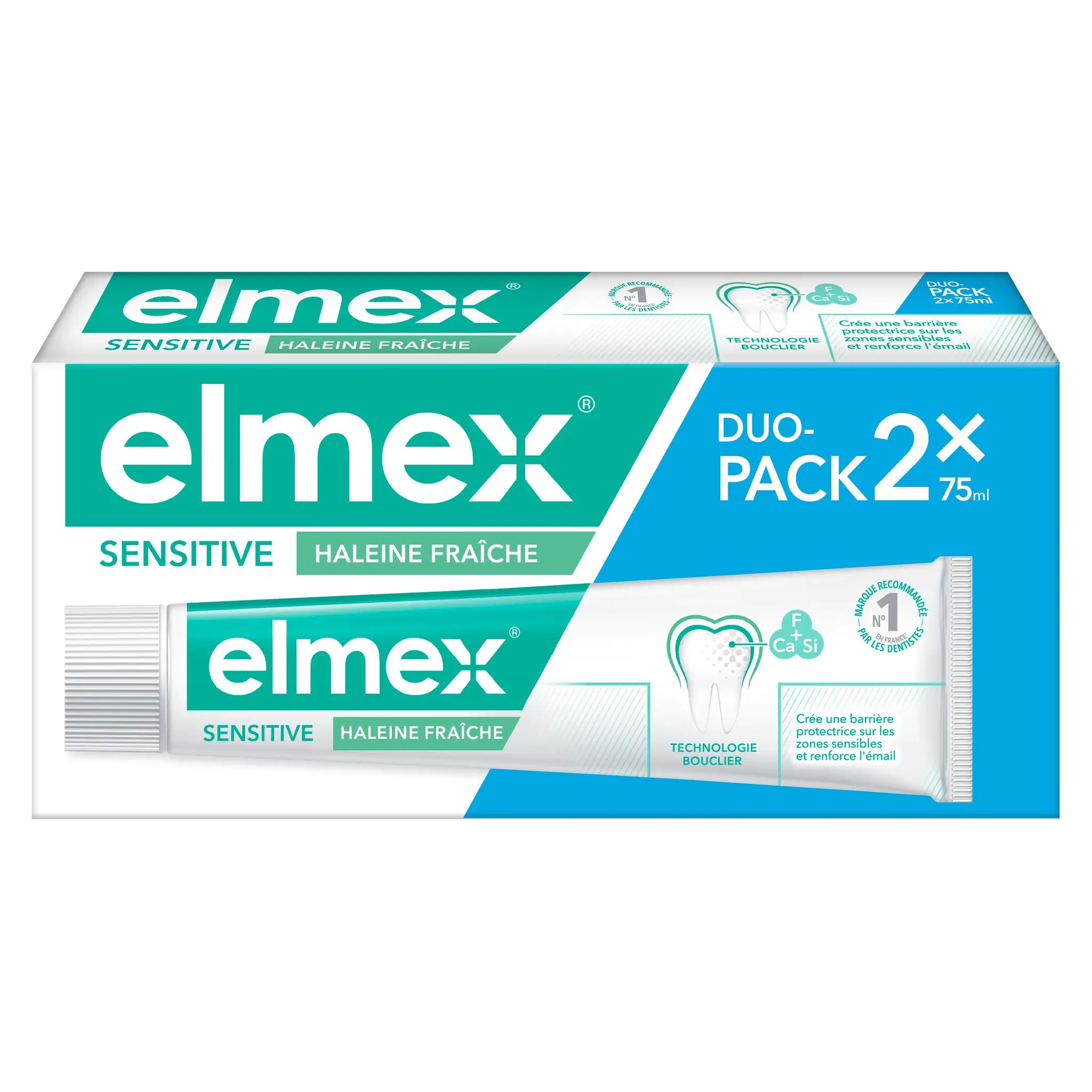 ELMEX Dentifrice sensitive haleine fraîche