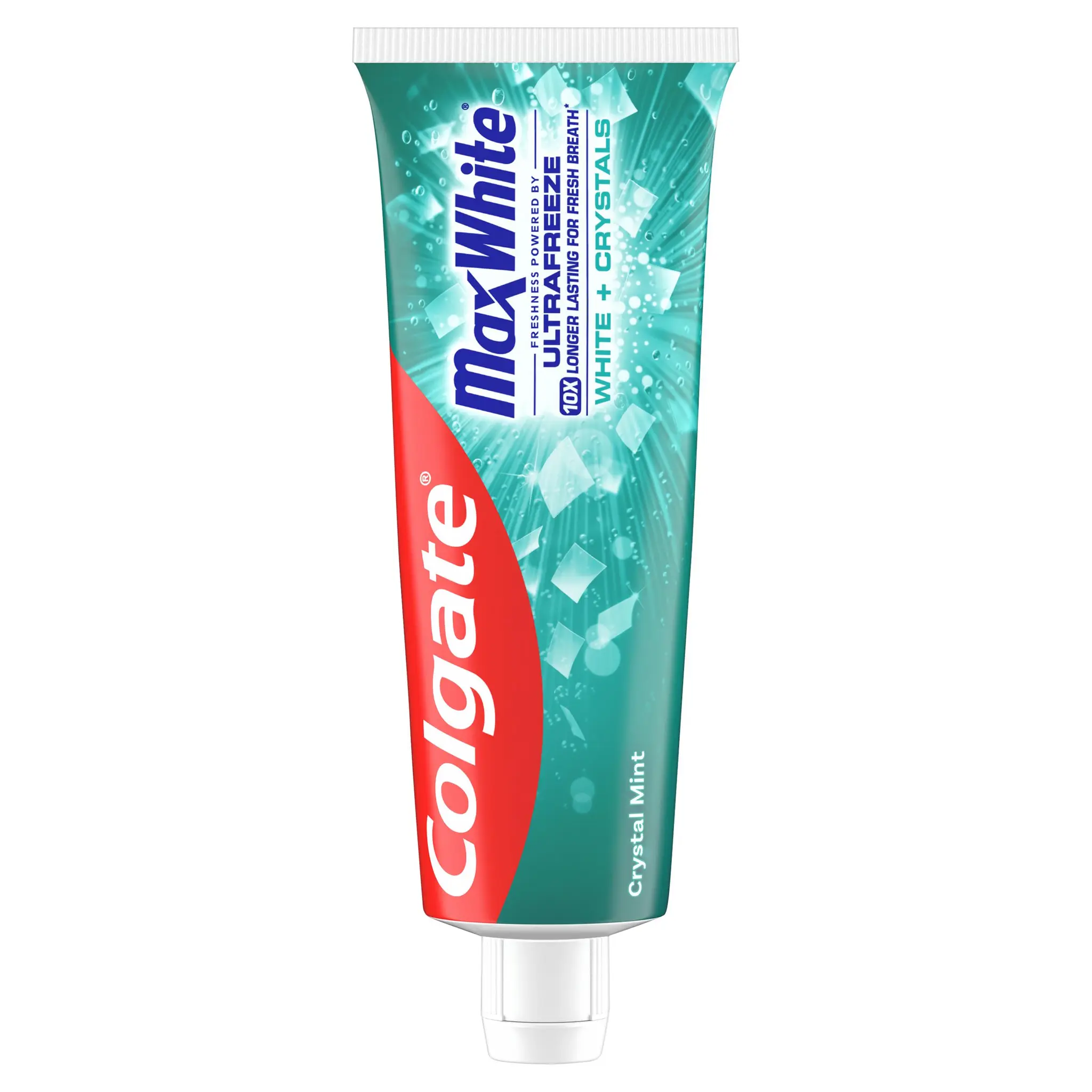 COLGATE Max White Dentifrice cristaux + blancheur parfum menthe givrée