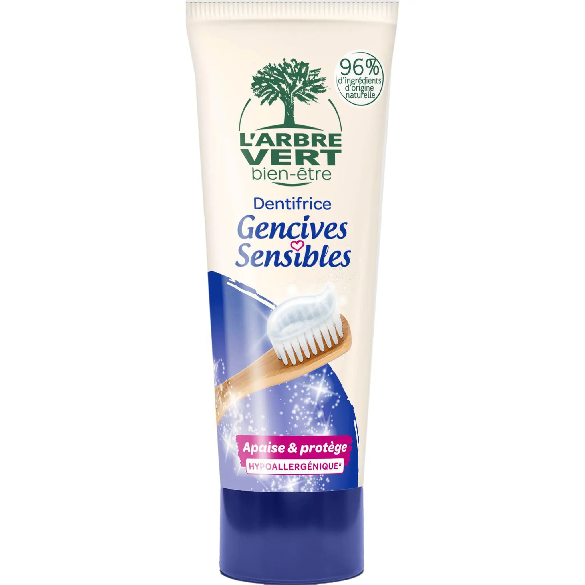 L'ARBRE VERT Dentifrice gencives sensibles hypoallergénique aux extraits de calendula