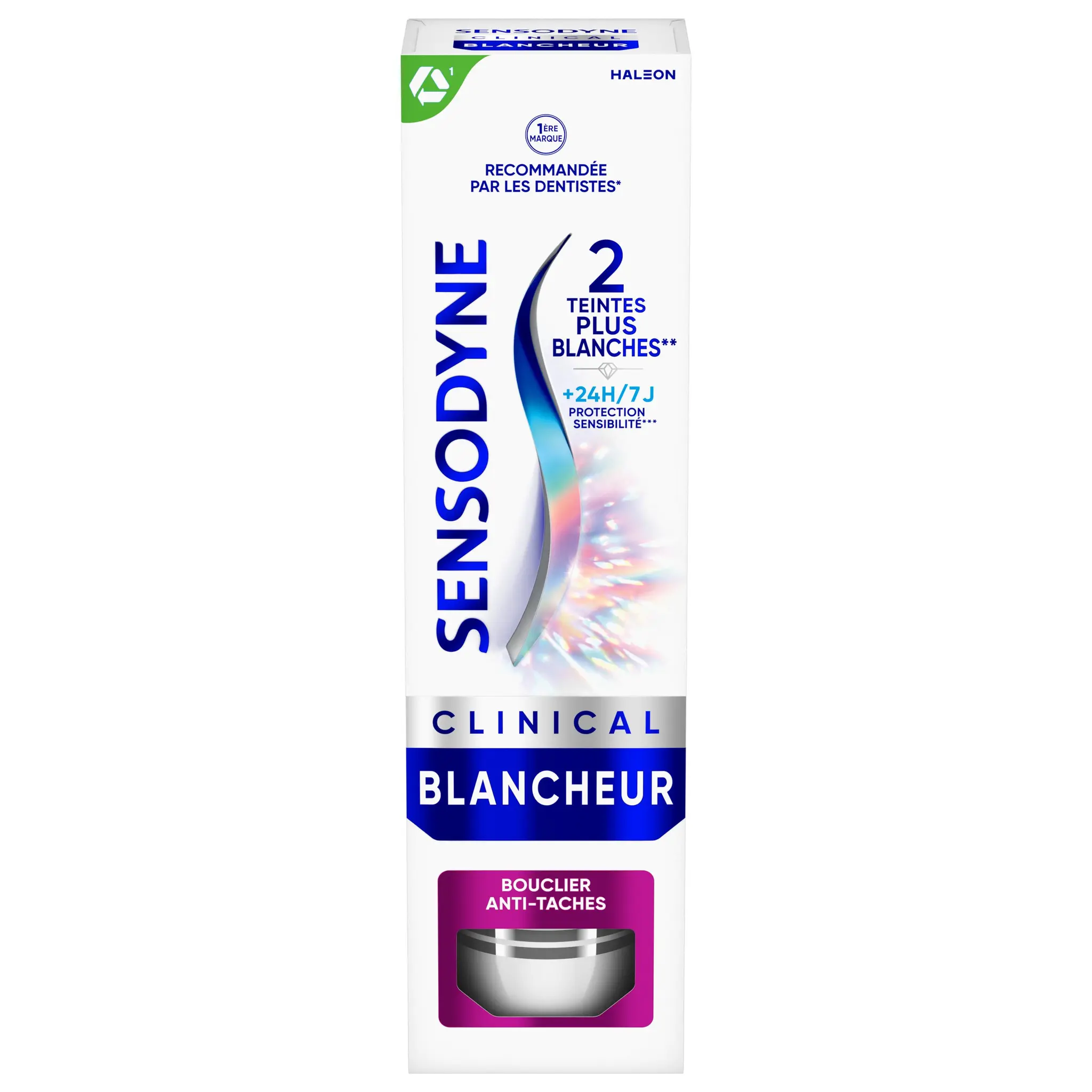 SENSODYNE Dentifrice professional blancheur bouclier anti-tâches