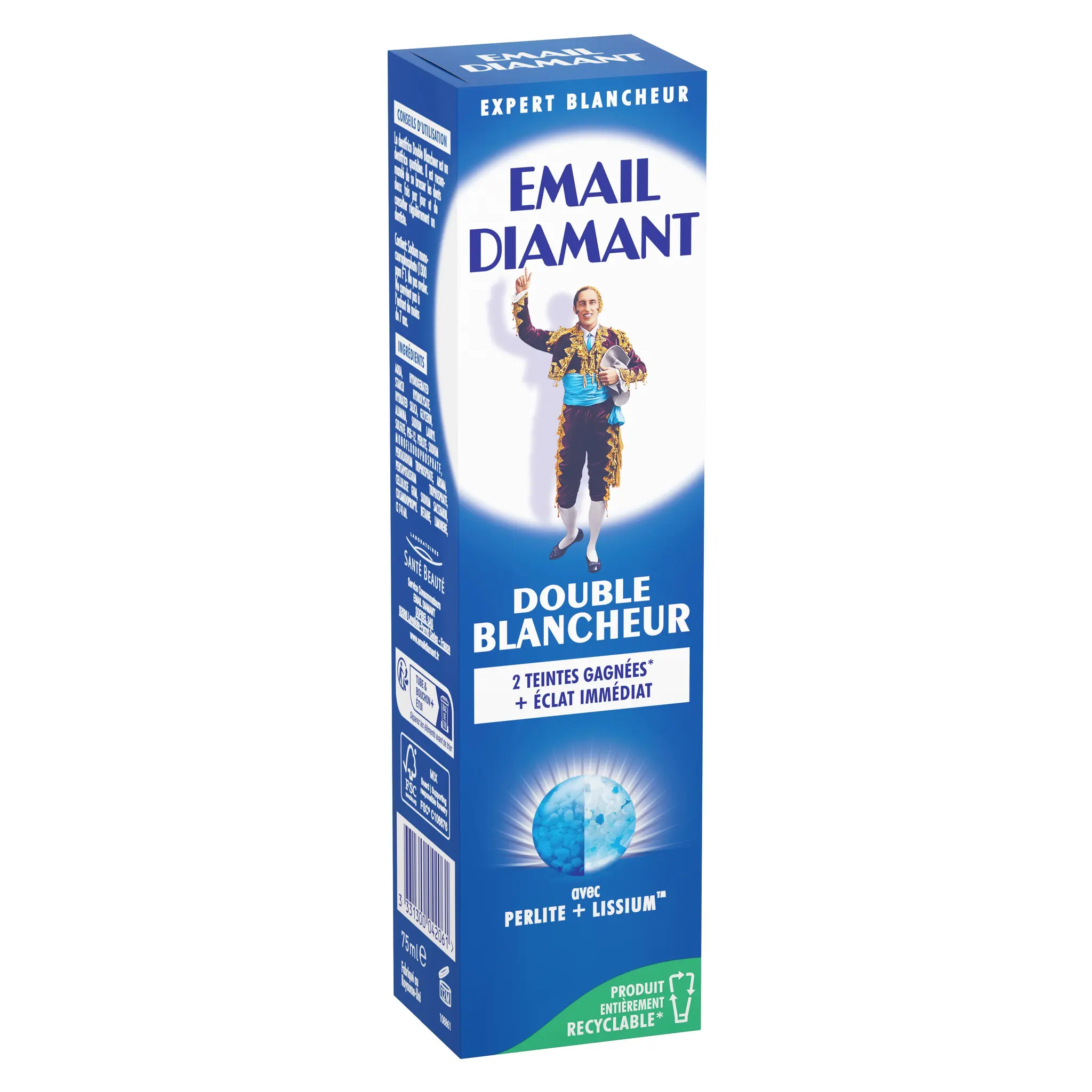 EMAIL DIAMANT Dentifrice quotidien double blancheur