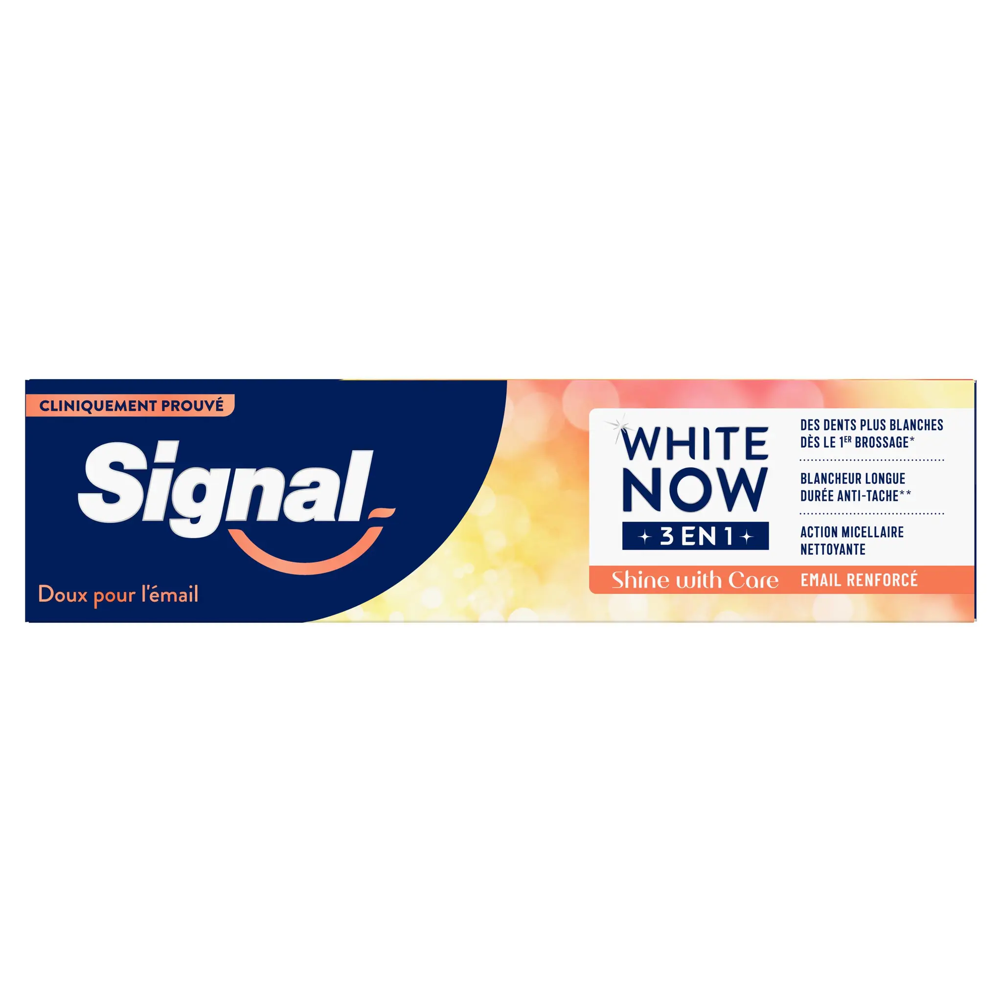 SIGNAL Dentifrice white now émail renforcé 3en1