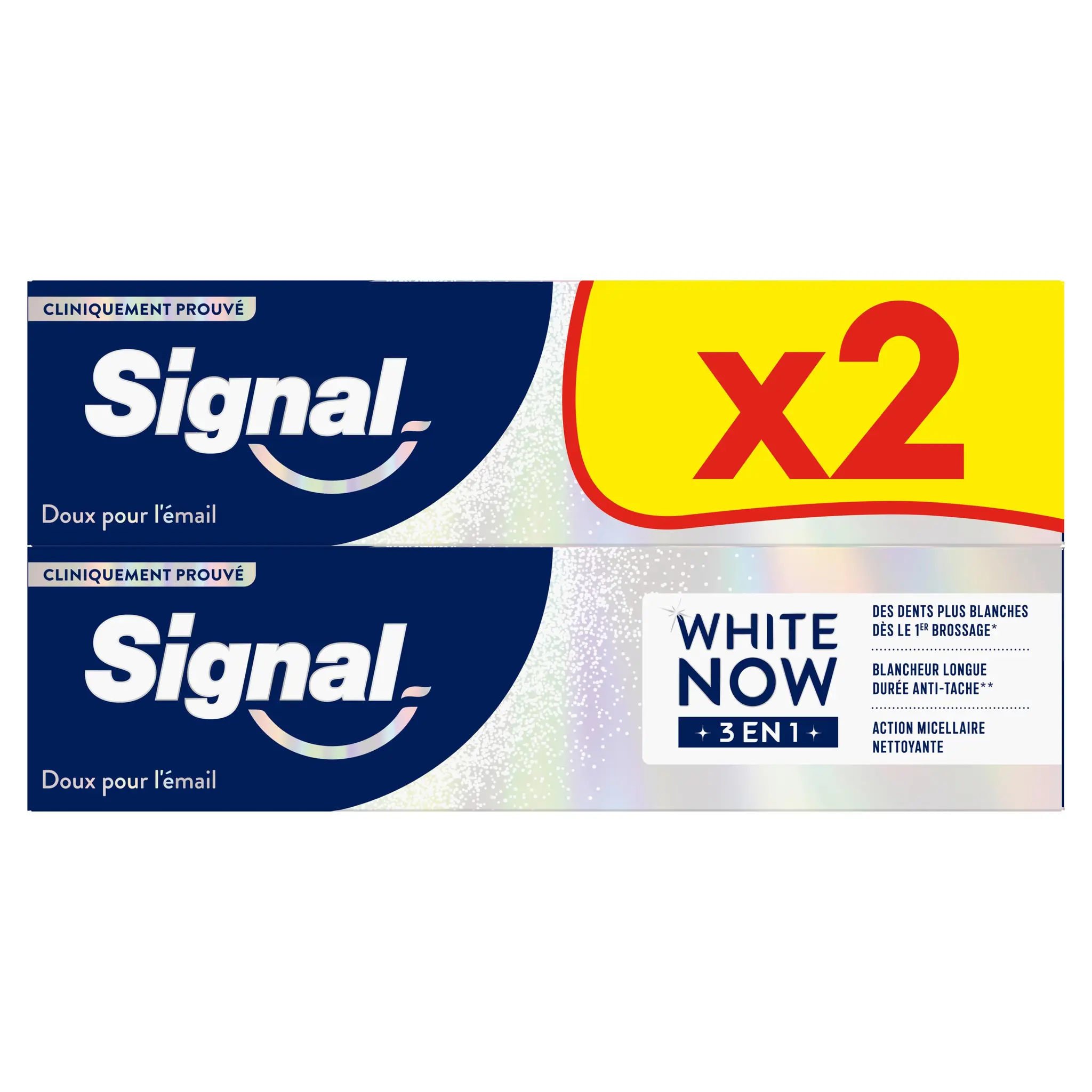 SIGNAL White Now Dentifrice 3en1 blancheur