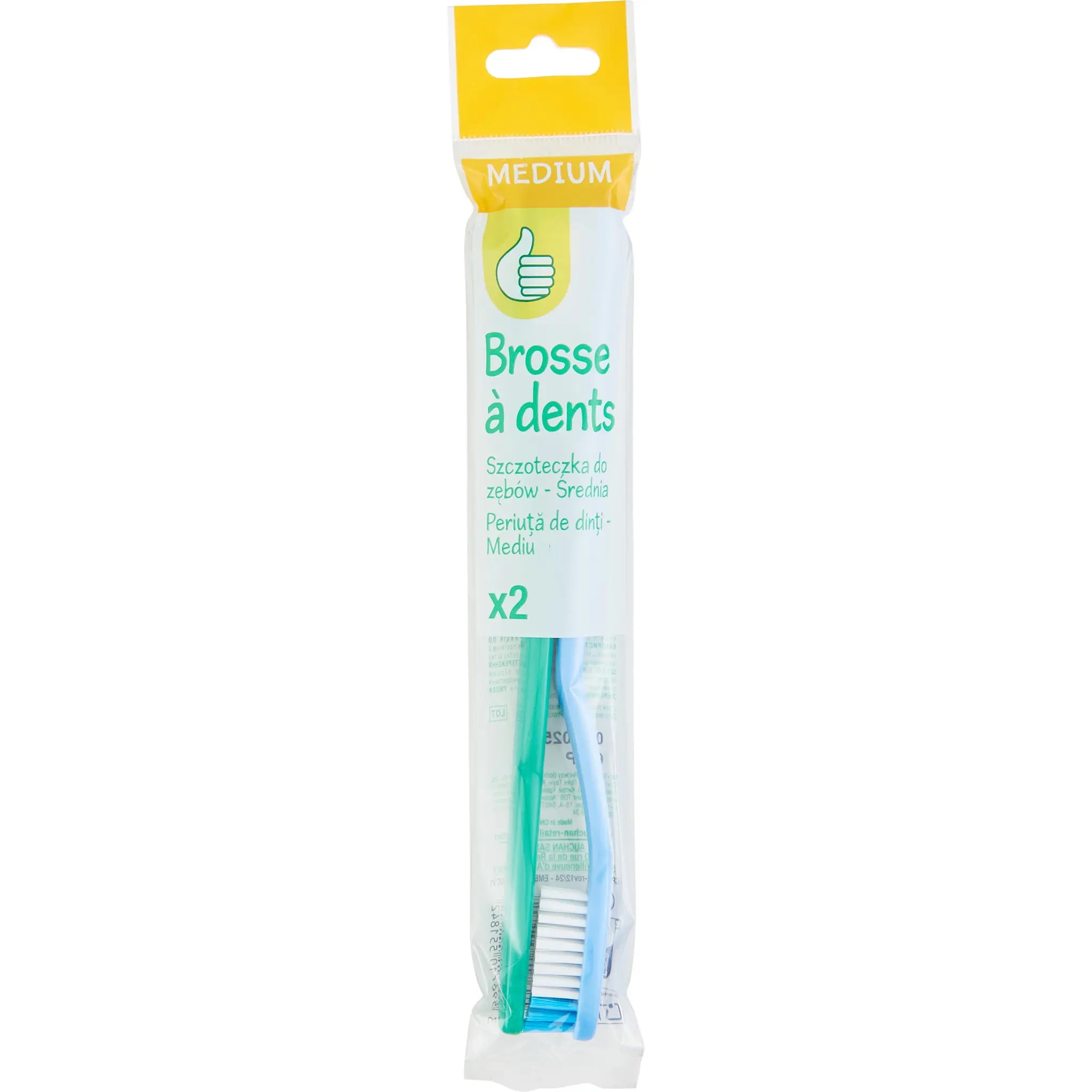 POUCE Brosse à dents médium