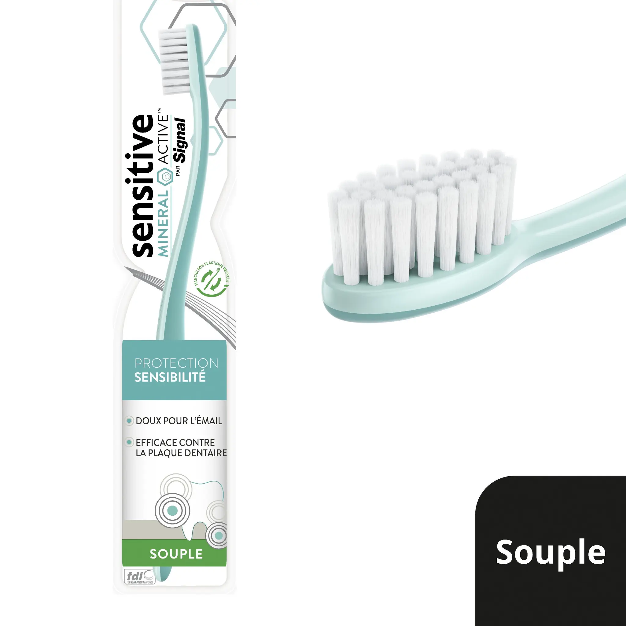 SIGNAL Professionnel brosse à dents souple