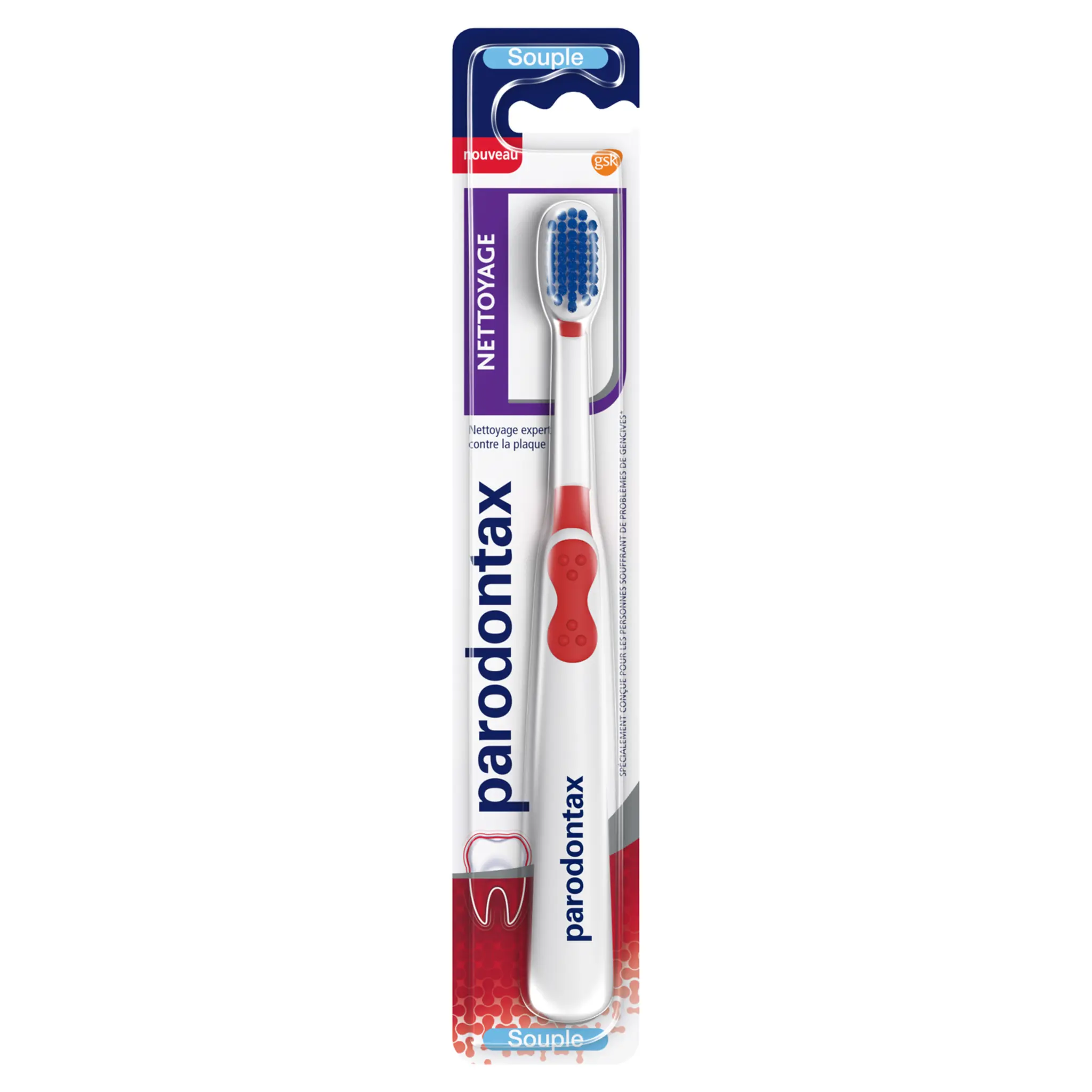 PARODONTAX Brosse à dents souple