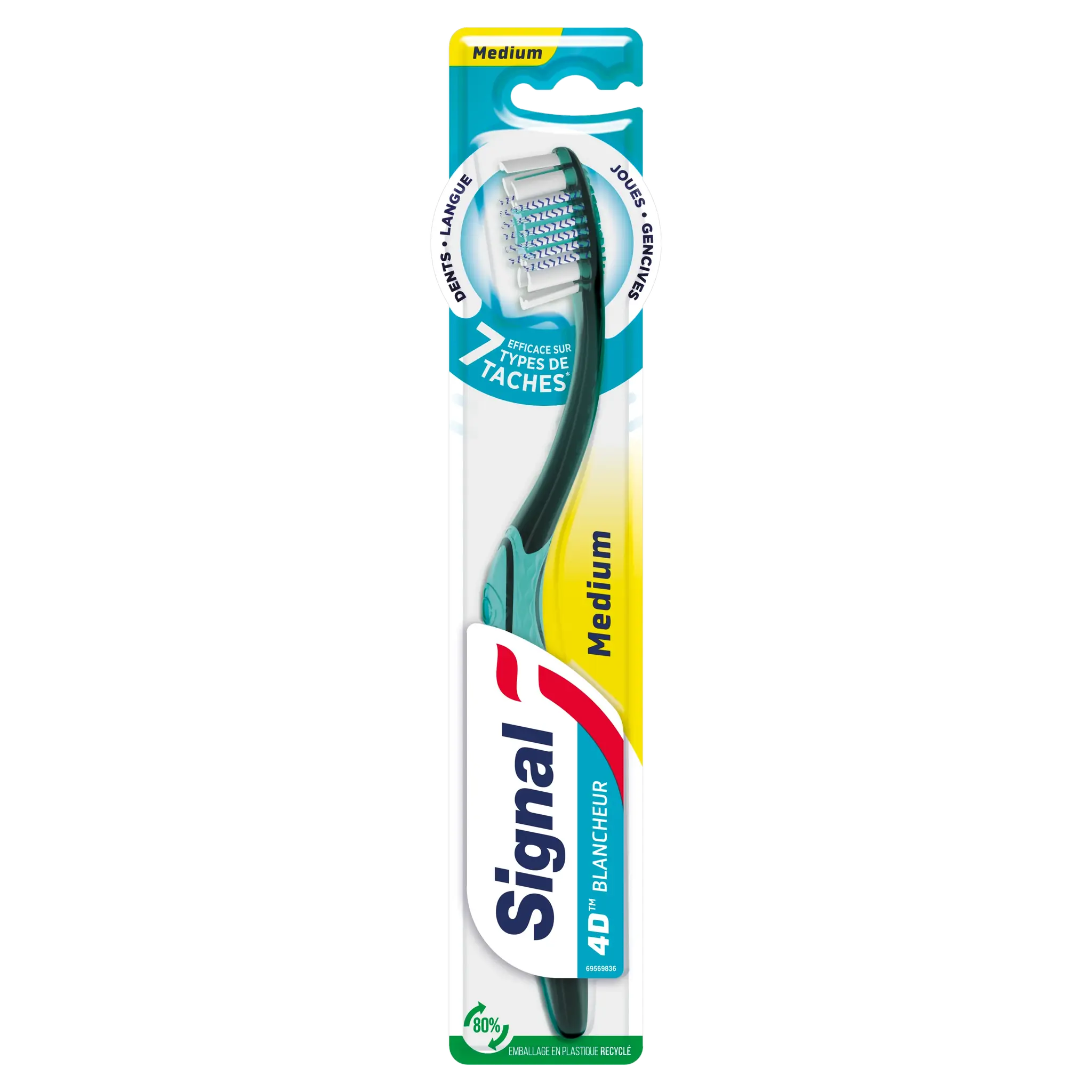 SIGNAL 4D blancheur brosse à dents médium
