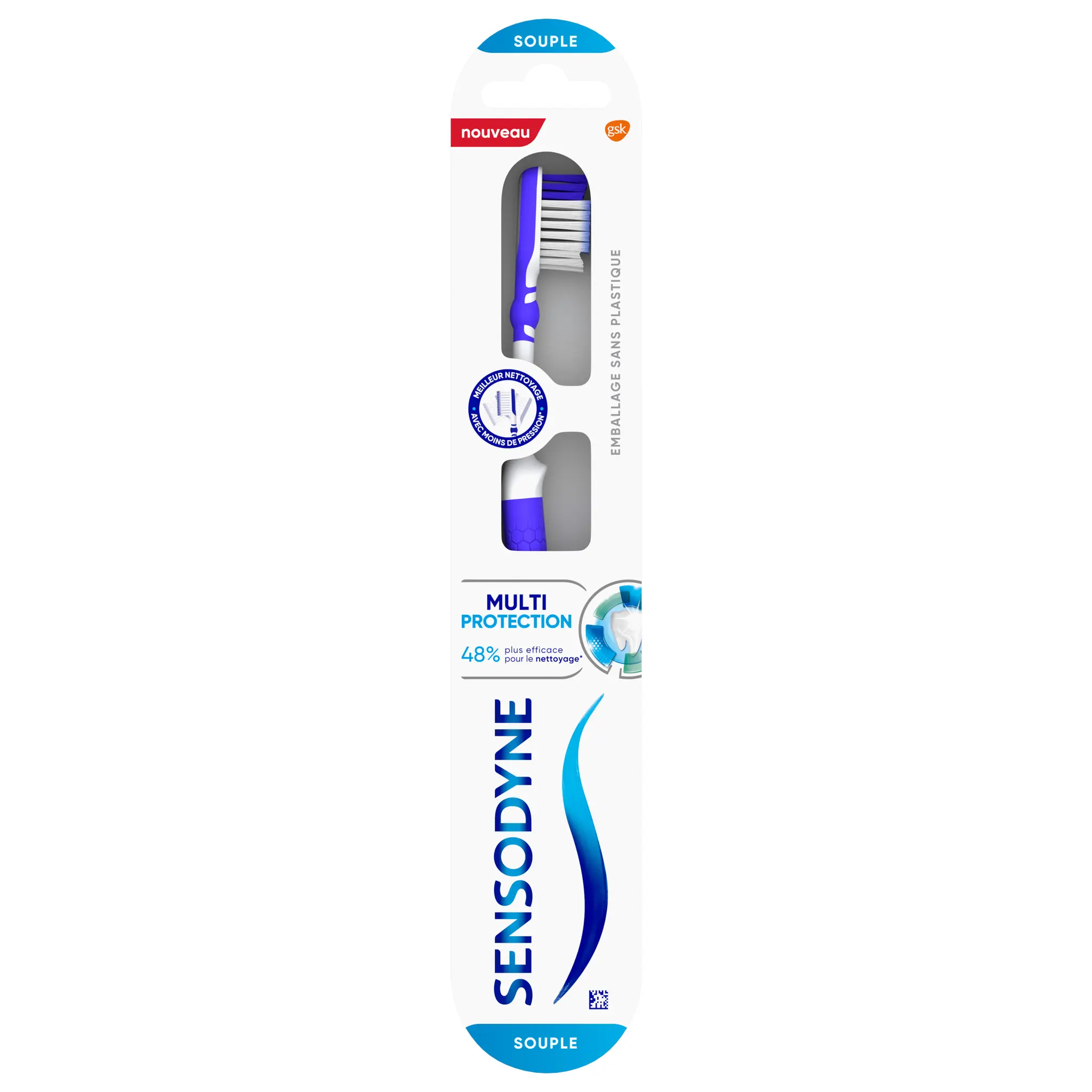 SENSODYNE Brosse à dents souple multi protection