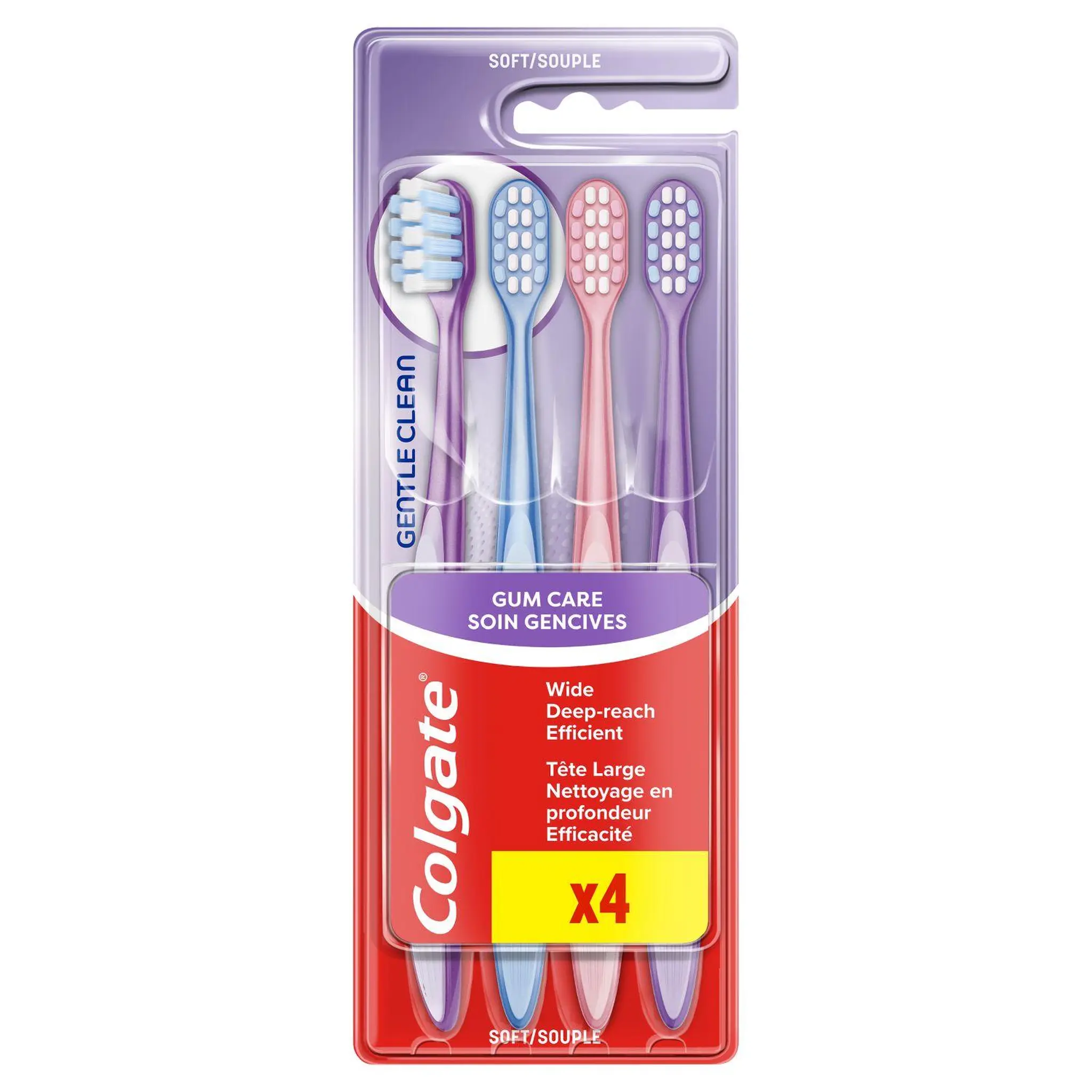 COLGATE Brosse à dents soin gencives souple
