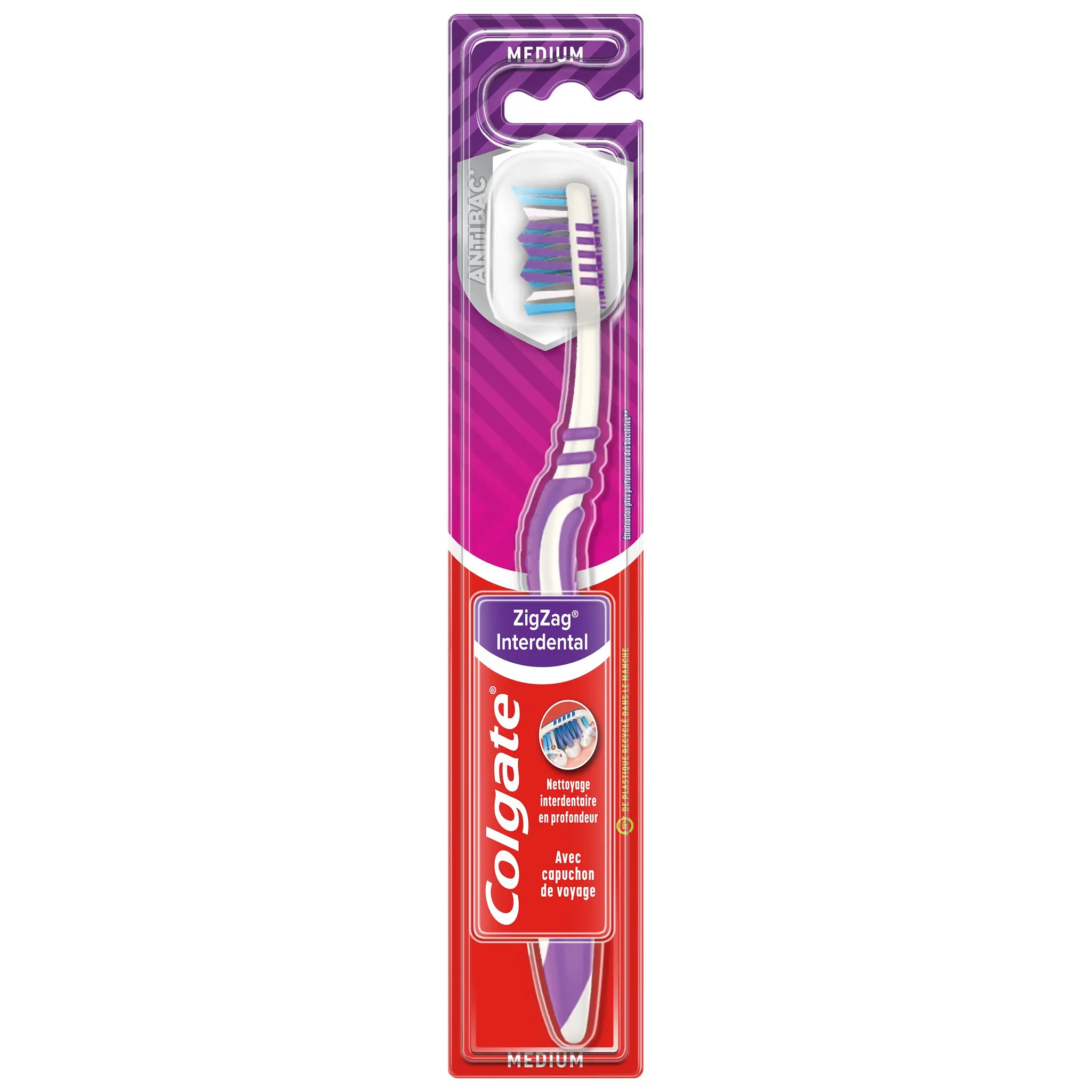 COLGATE Brosse à dents zigzag medium