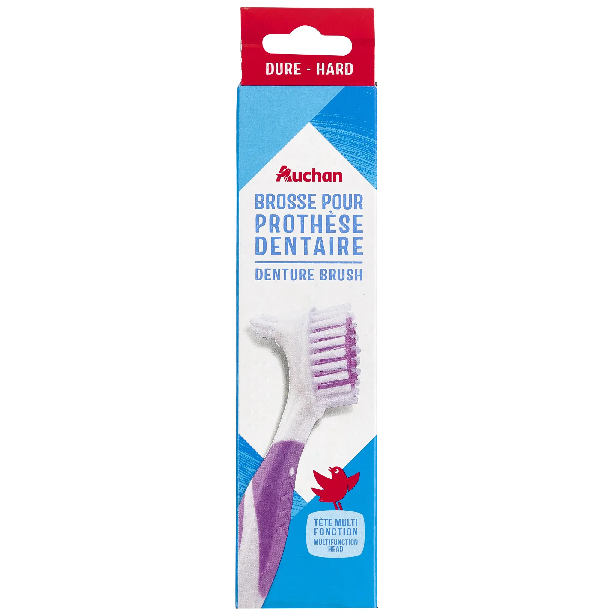 AUCHAN Brosse pour prothèse dentaire