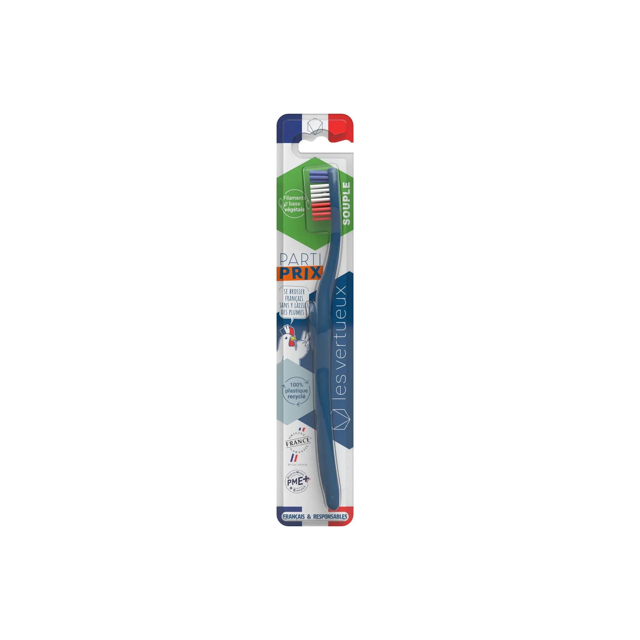 VERTUEUX Brosse à dents souple