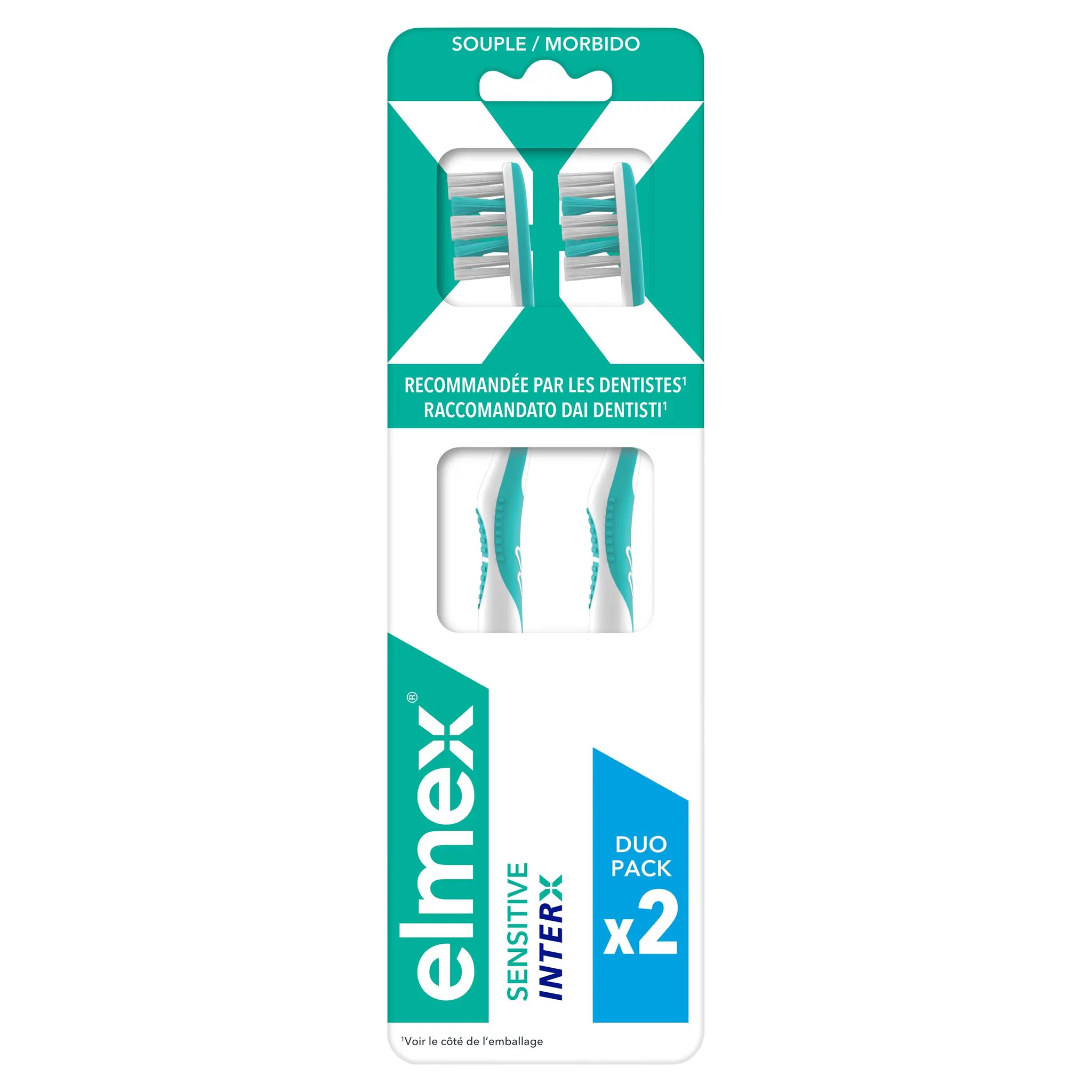 ELMEX Sensitive interX brosse à dents souple