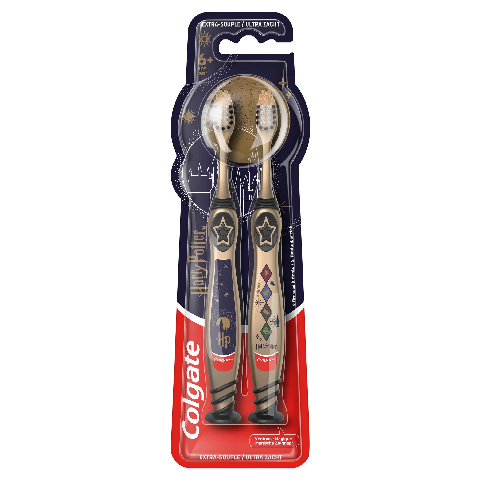 COLGATE Brosse à dents Harry Potter extra souple