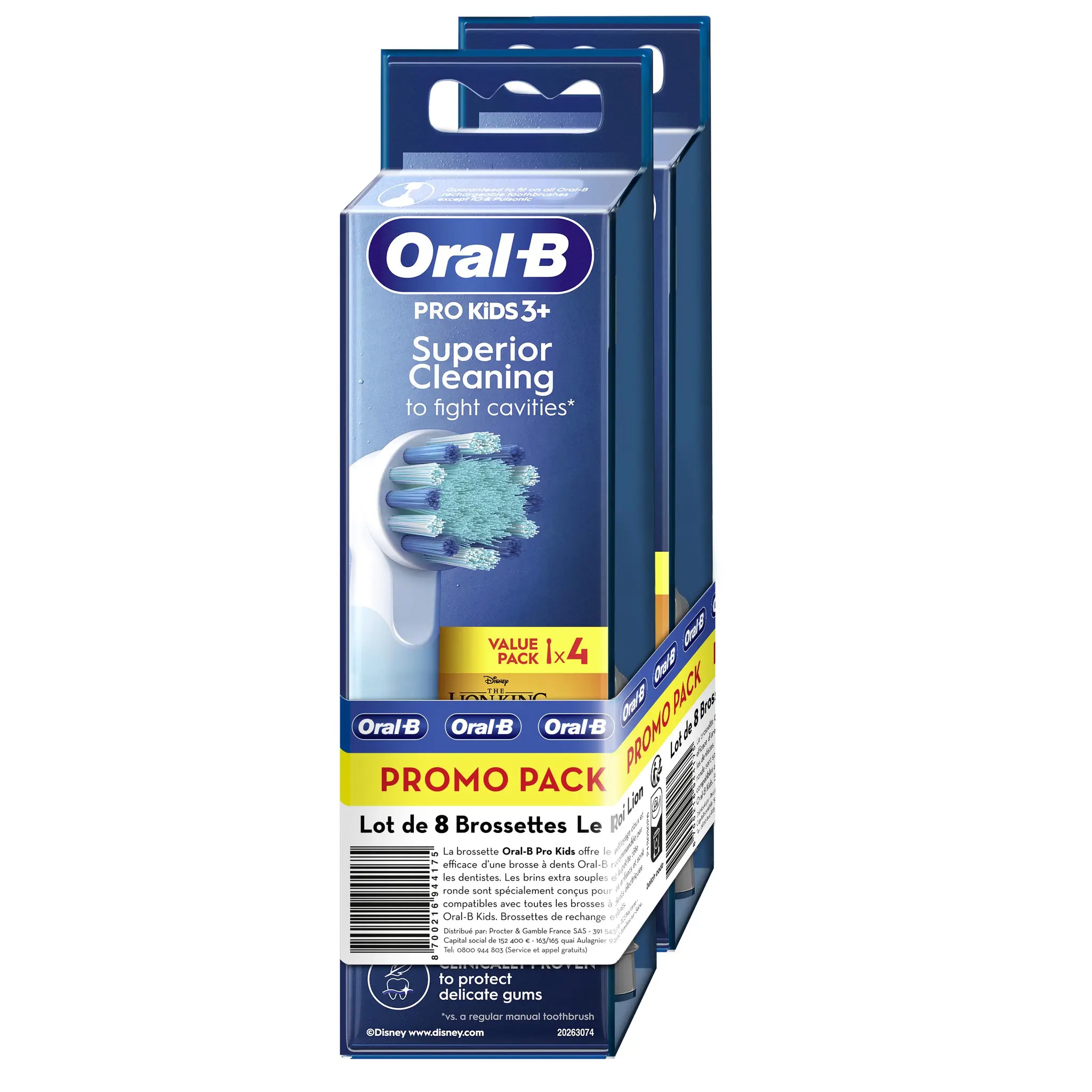 ORAL-B POC recharge brosse à dents électrique roi lion