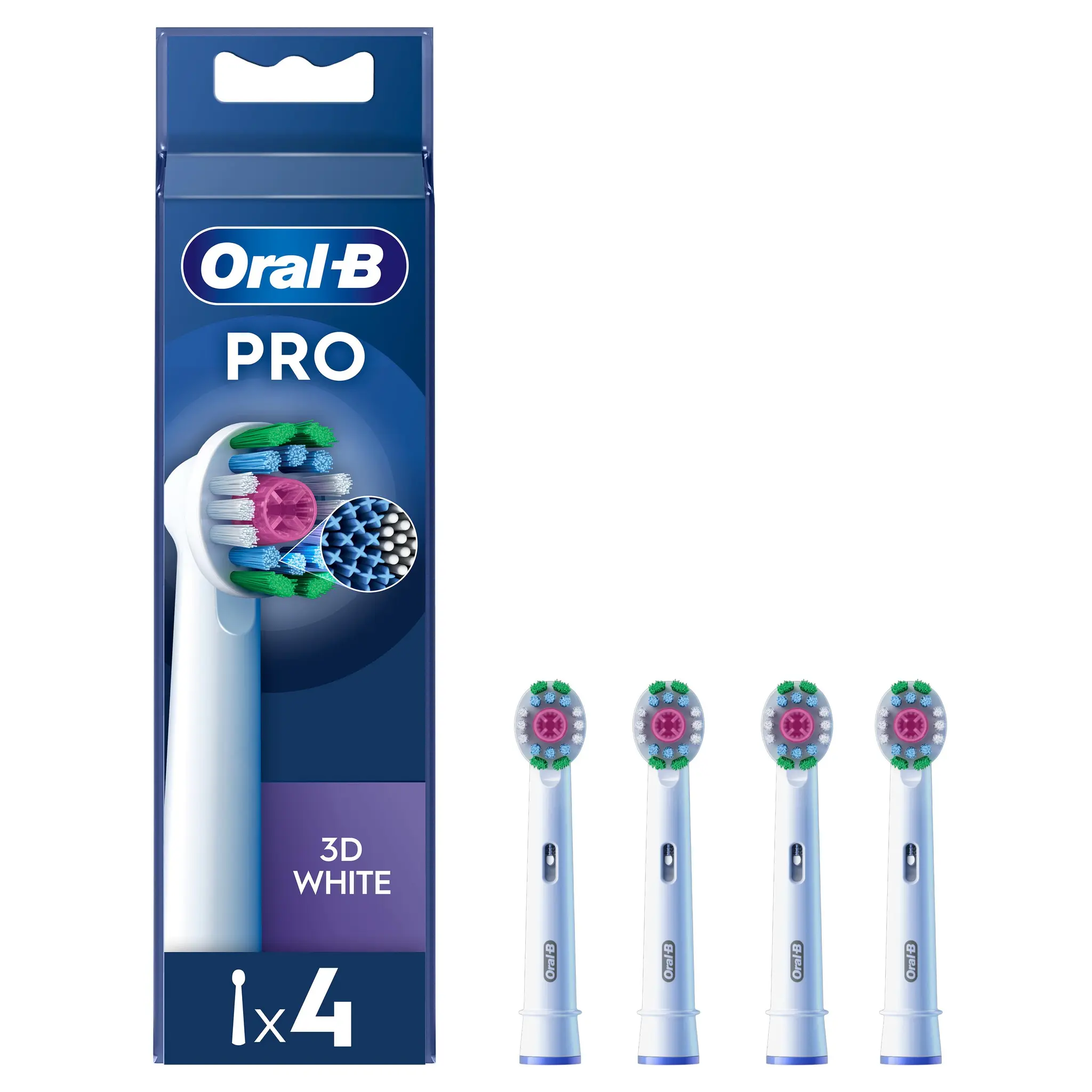 ORAL-B Pro brossettes 3D white