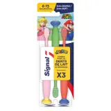 SIGNAL Brosses à dents junior Super Mario de 6 à 13 ans extra souple