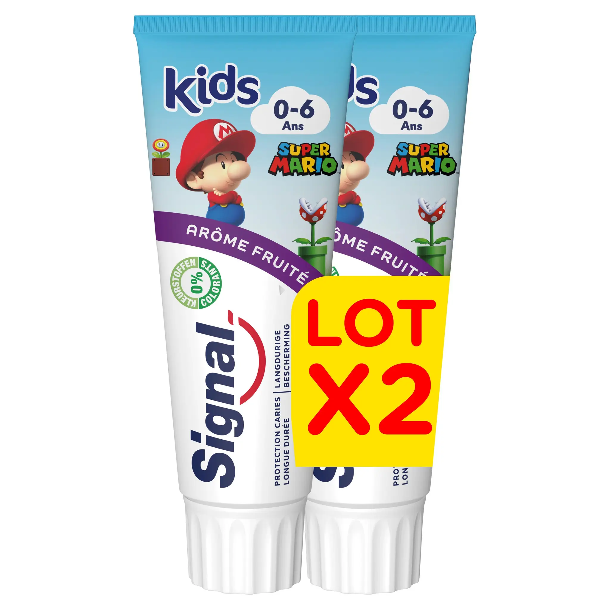 SIGNAL Dentifrice kids 0-6ans arôme fruité
