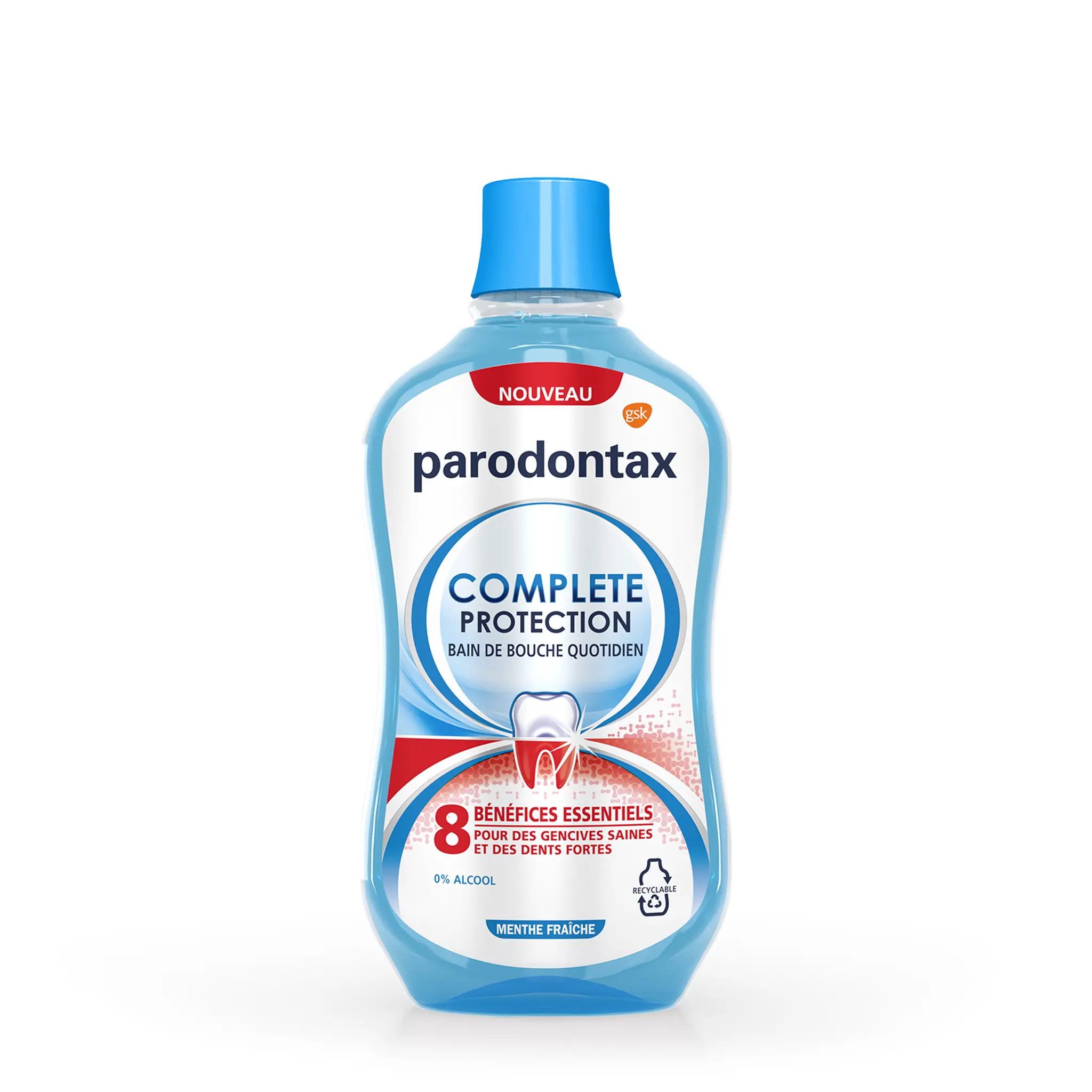 PARODONTAX Complete protection Bain de douche quotidien menthe fraîcheur