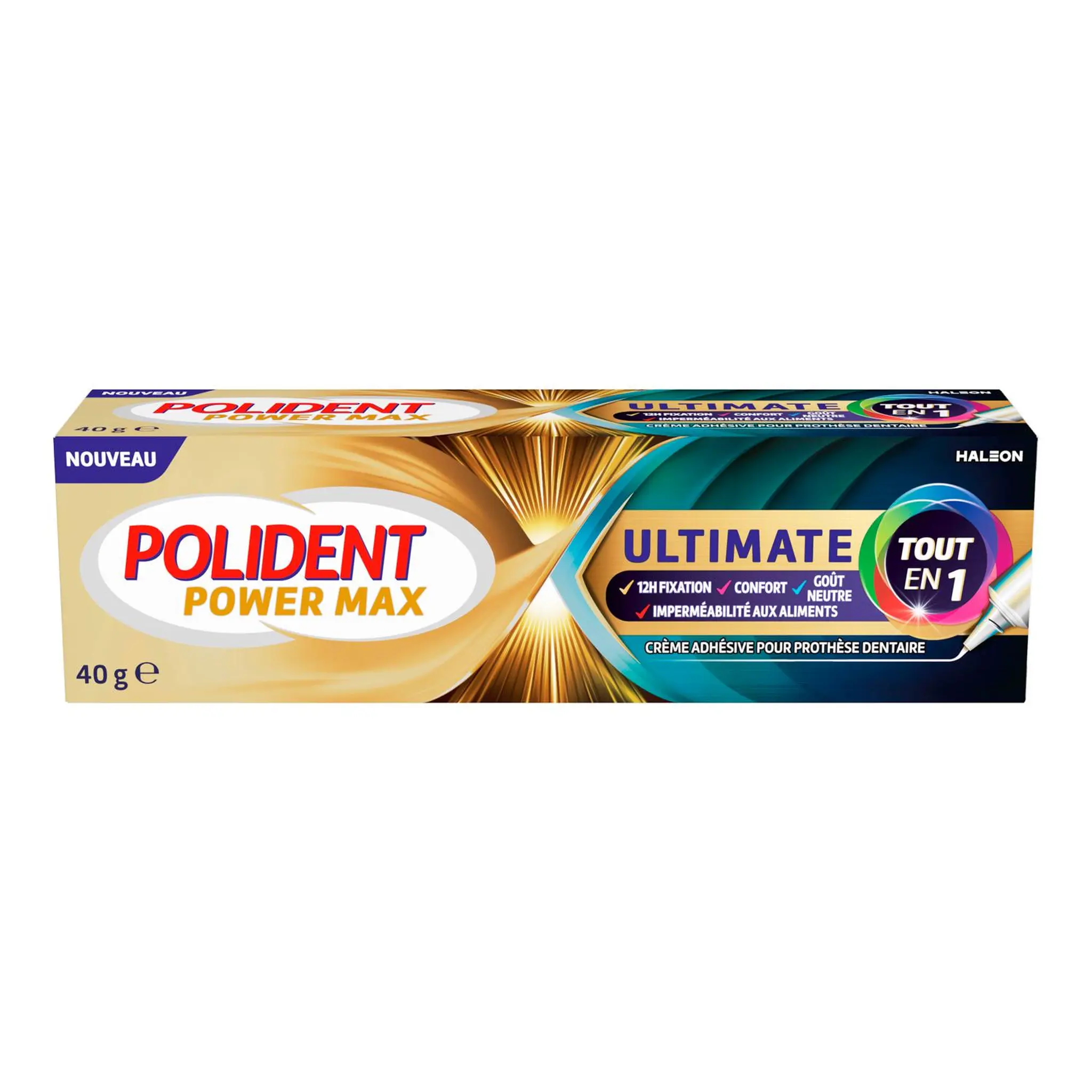 POLIDENT Power max ultimate tout en 1