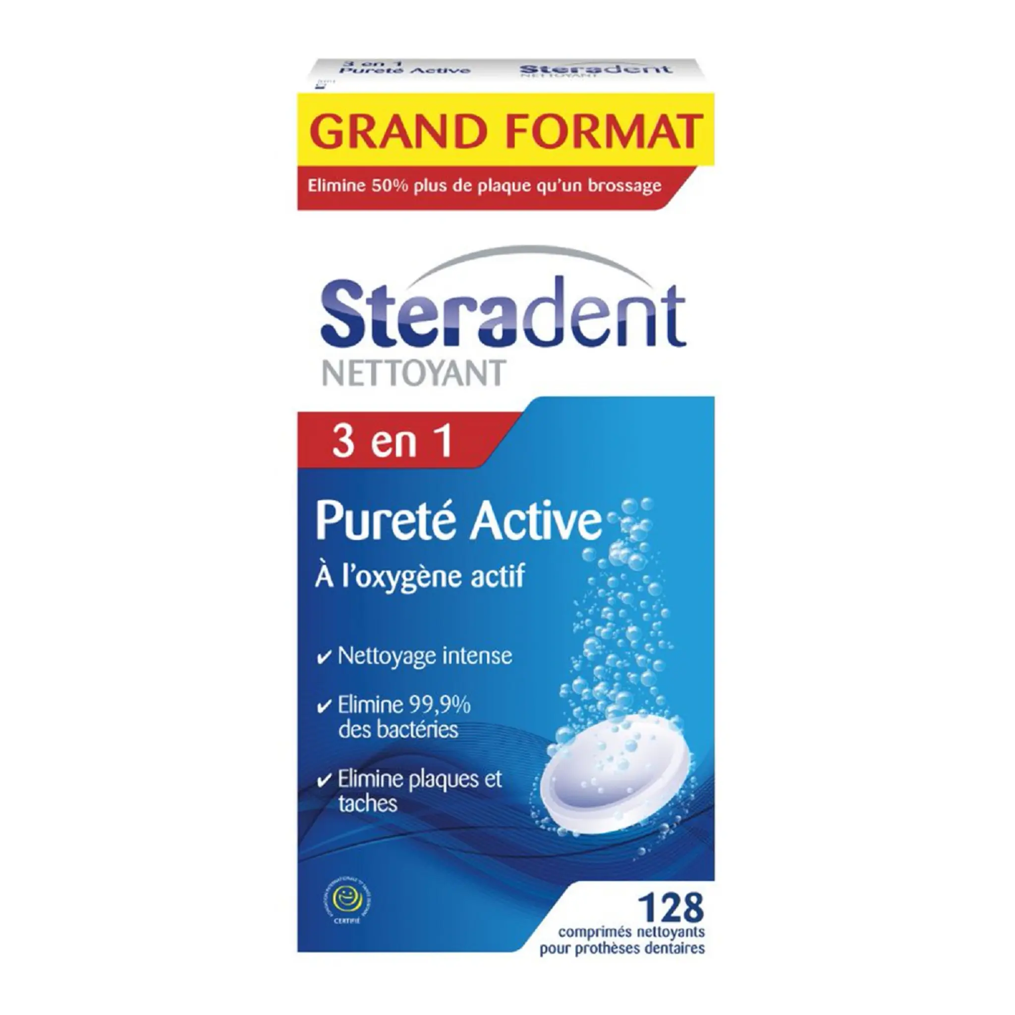 STERADENT Comprimés nettoyant pour prothèses dentaires