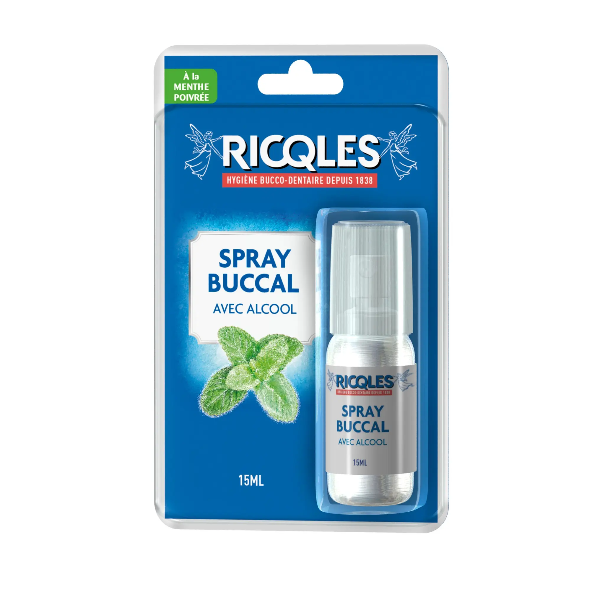 RICQLES Spray buccal avec alcool