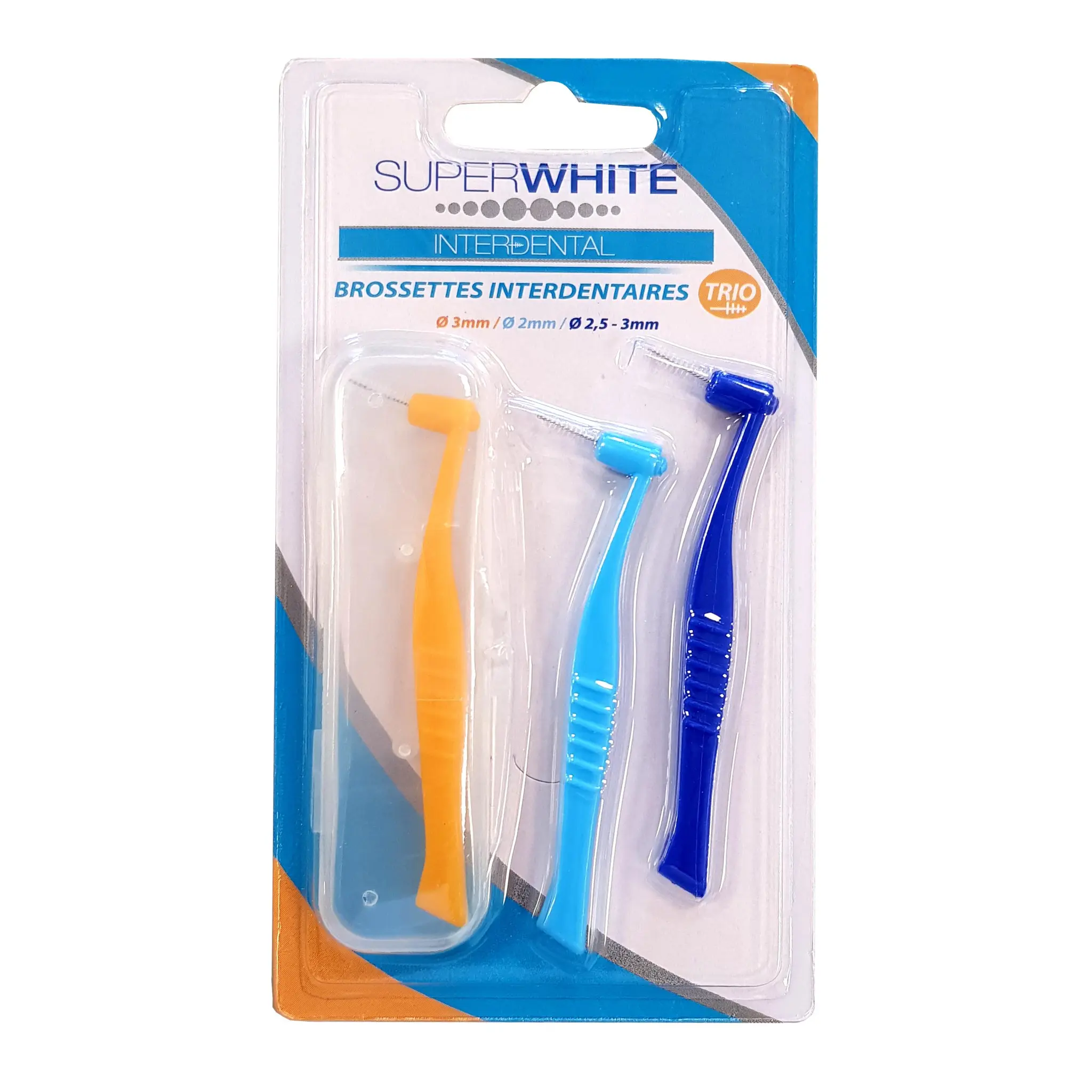 SUPERWHITE Brossettes interdentaires trio