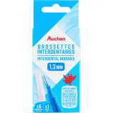 AUCHAN Brossettes interdentaires 1,3mm