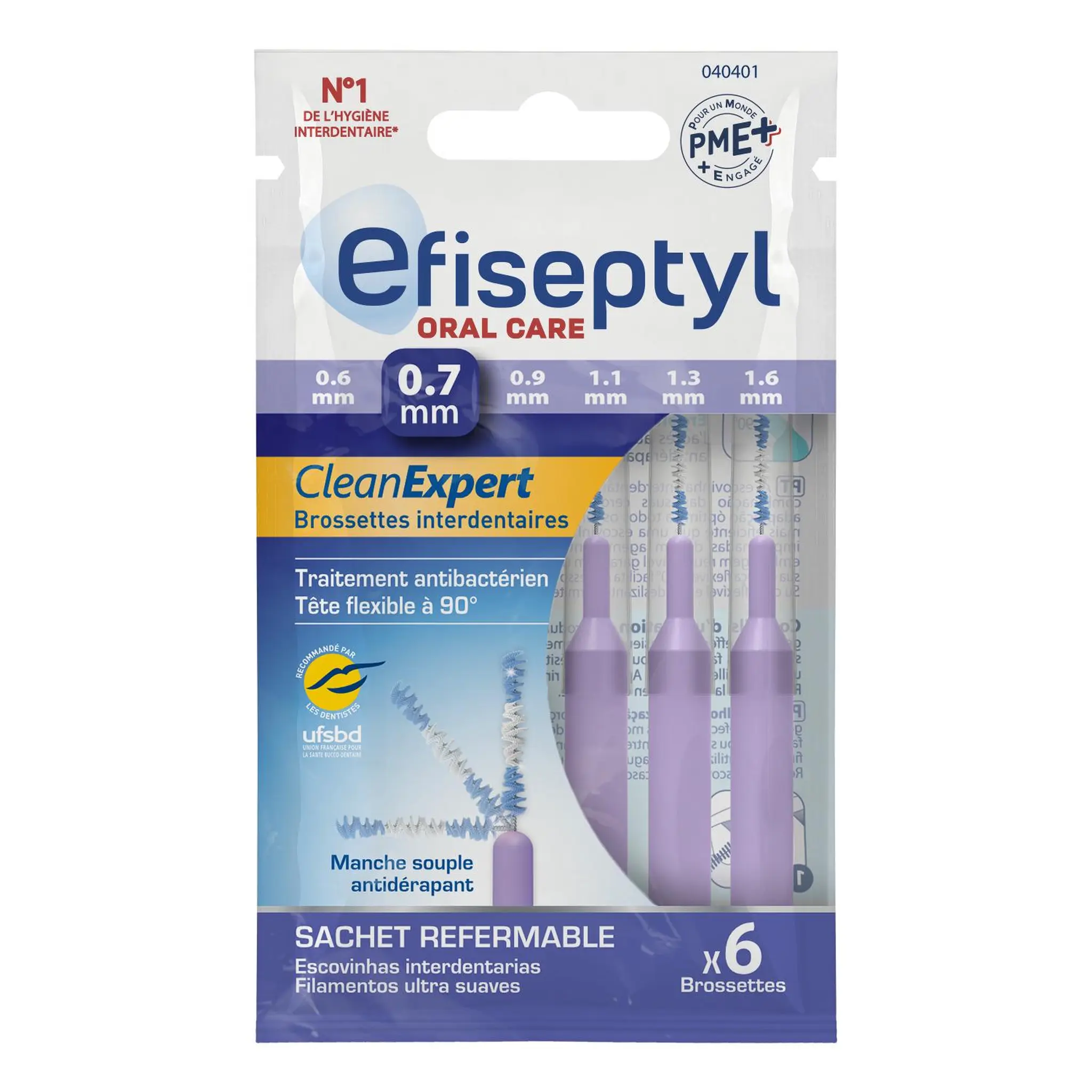 EFISEPTYL Brosettes inter dentaires
