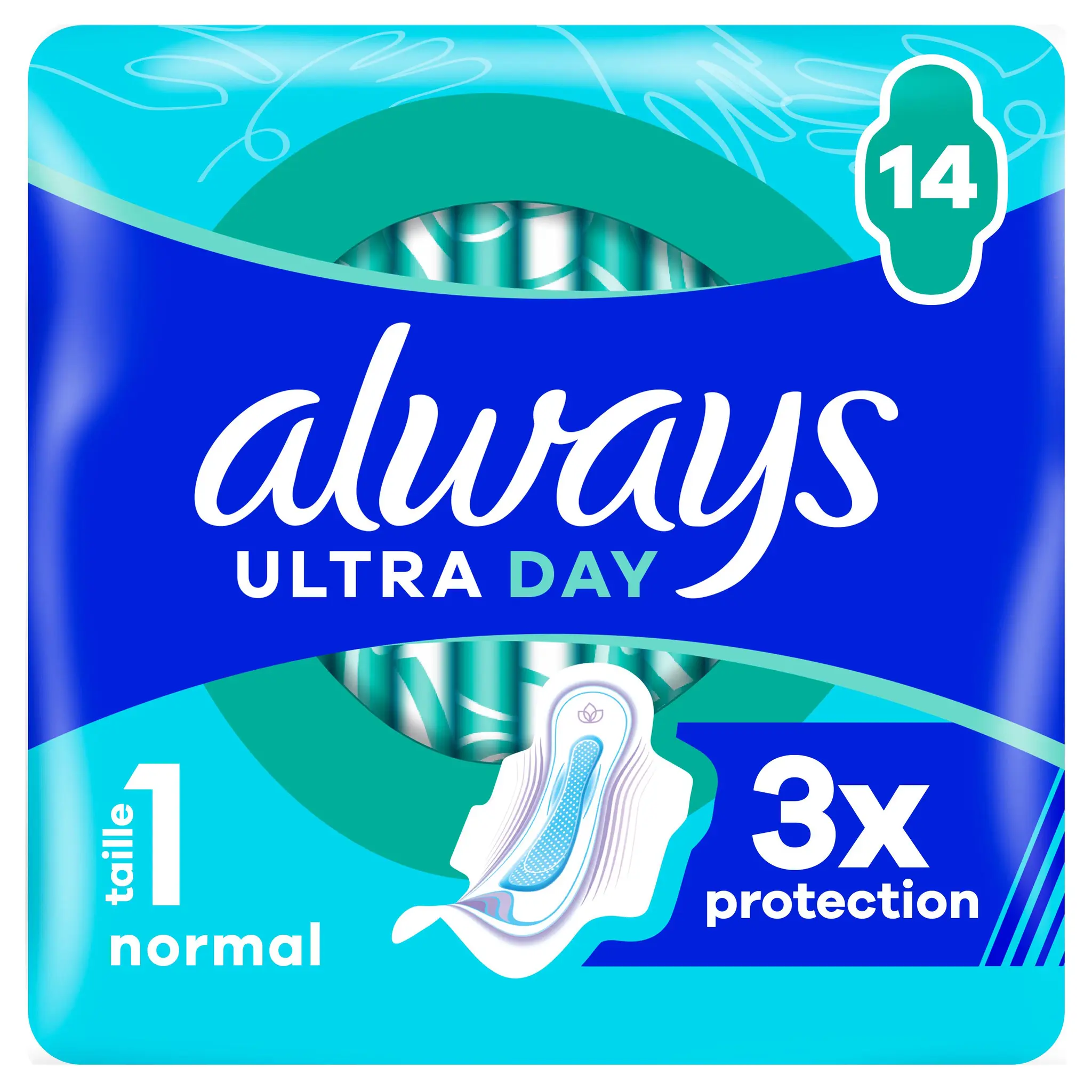 ALWAYS Ultra Day Serviettes hygiéniques normal avec ailettes