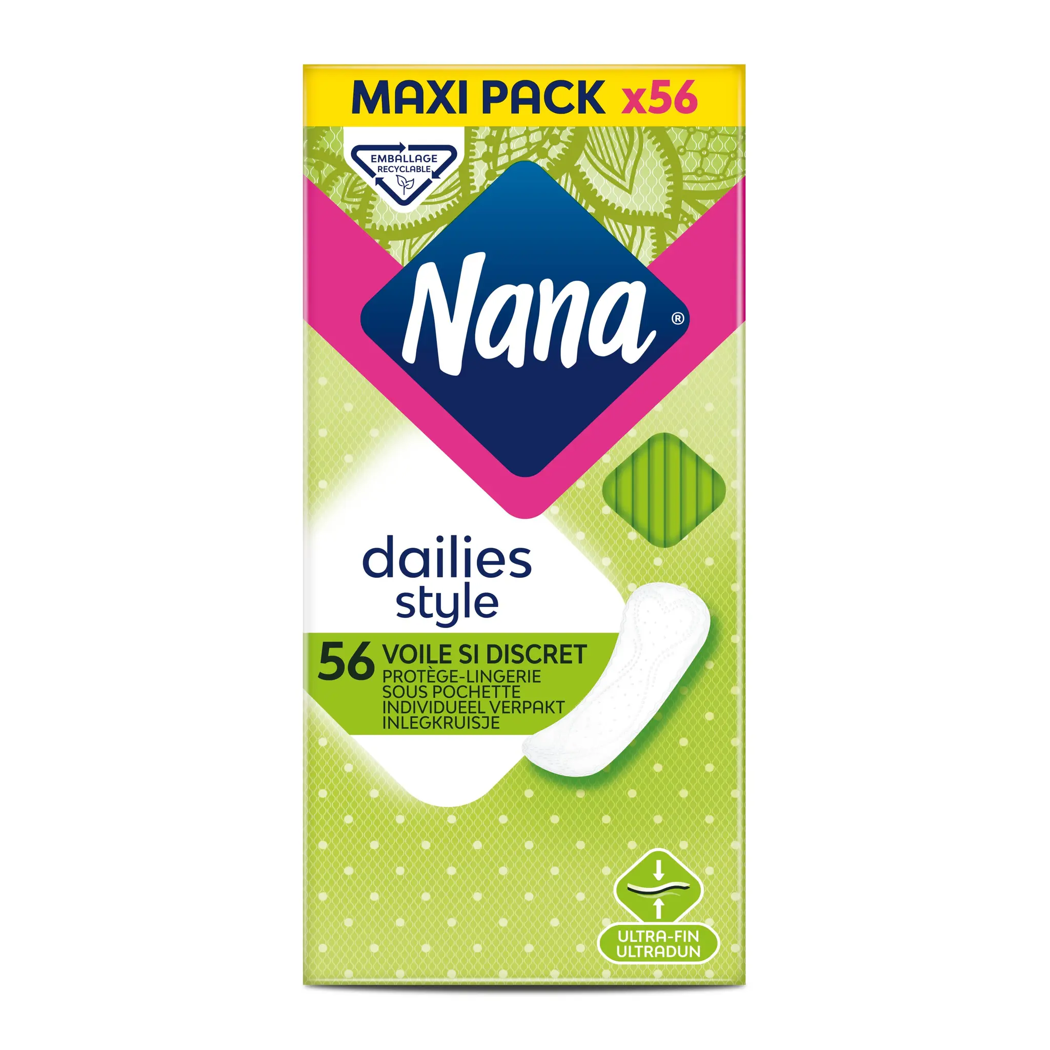 NANA Dailies style protège-lingerie sous pochette