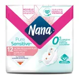 NANA Pure sensitive serviettes hygiéniques avec ailettes ultra régulier