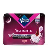 NANA Ultimate Ultra serviettes hygiéniques nuit avec ailettes