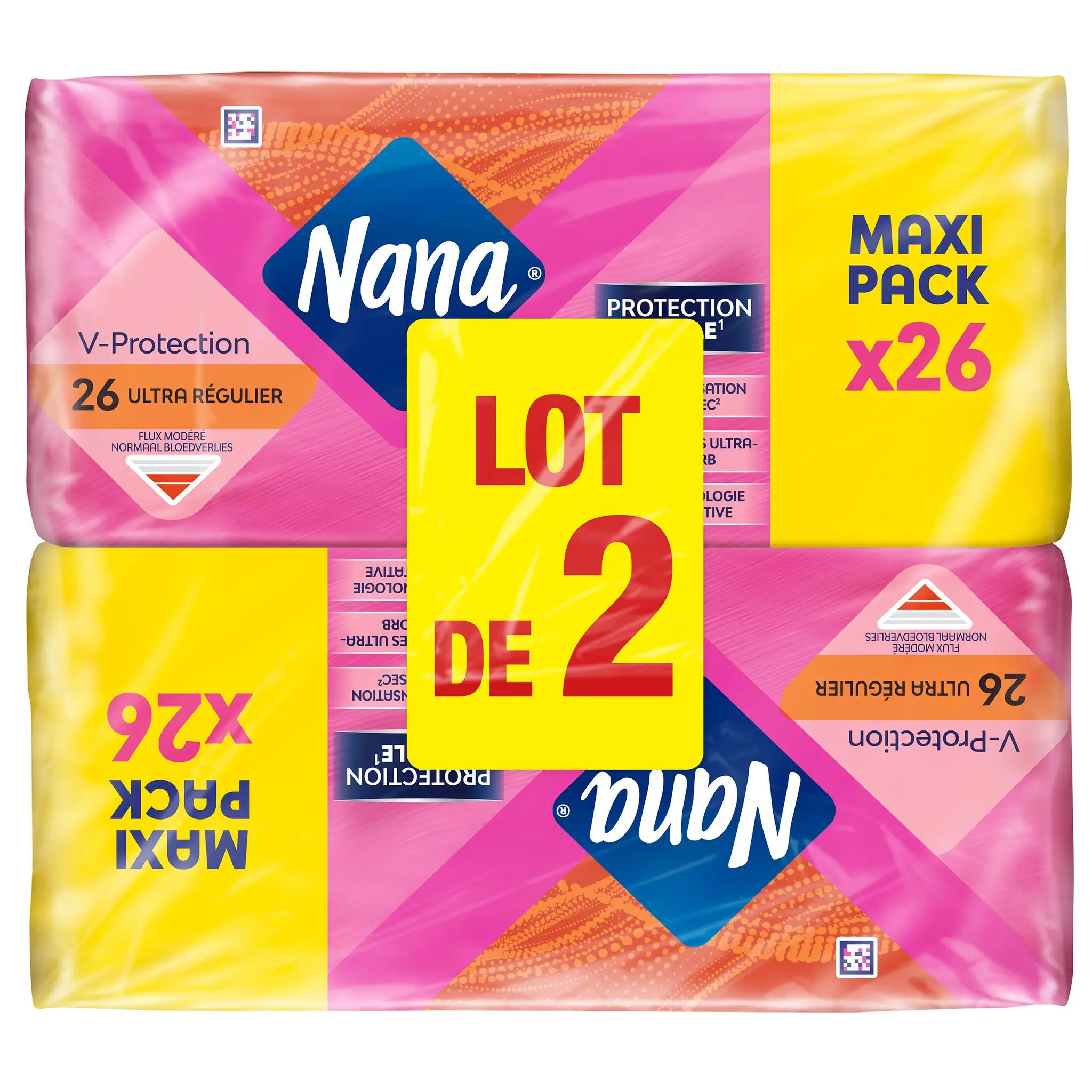 NANA V-Protection Serviettes hygiéniques ultra régulier