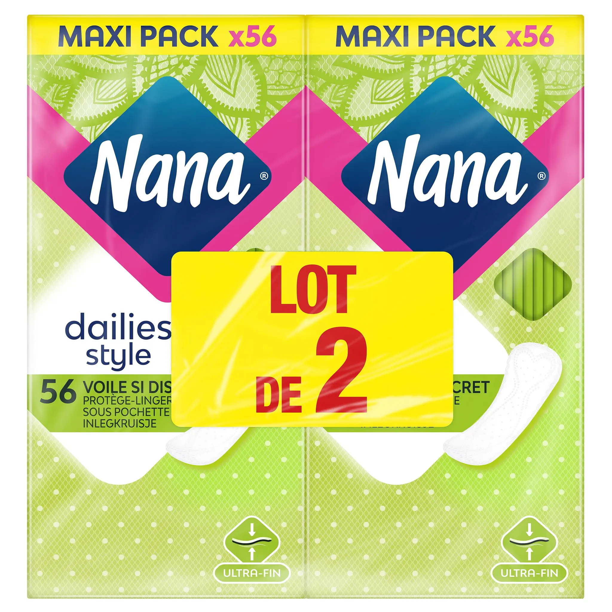 NANA Dailies Style Protège-lingerie voile si discret