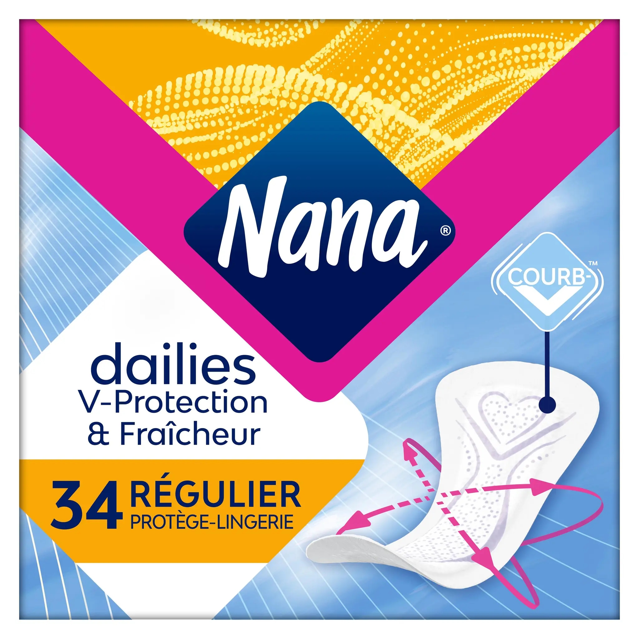 NANA Protège-lingerie fraîcheur normal